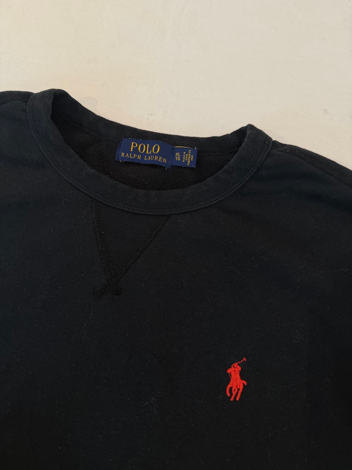 XL) 폴로 랄프로렌 맨투맨 스웻셔츠 블랙 상품이미지2