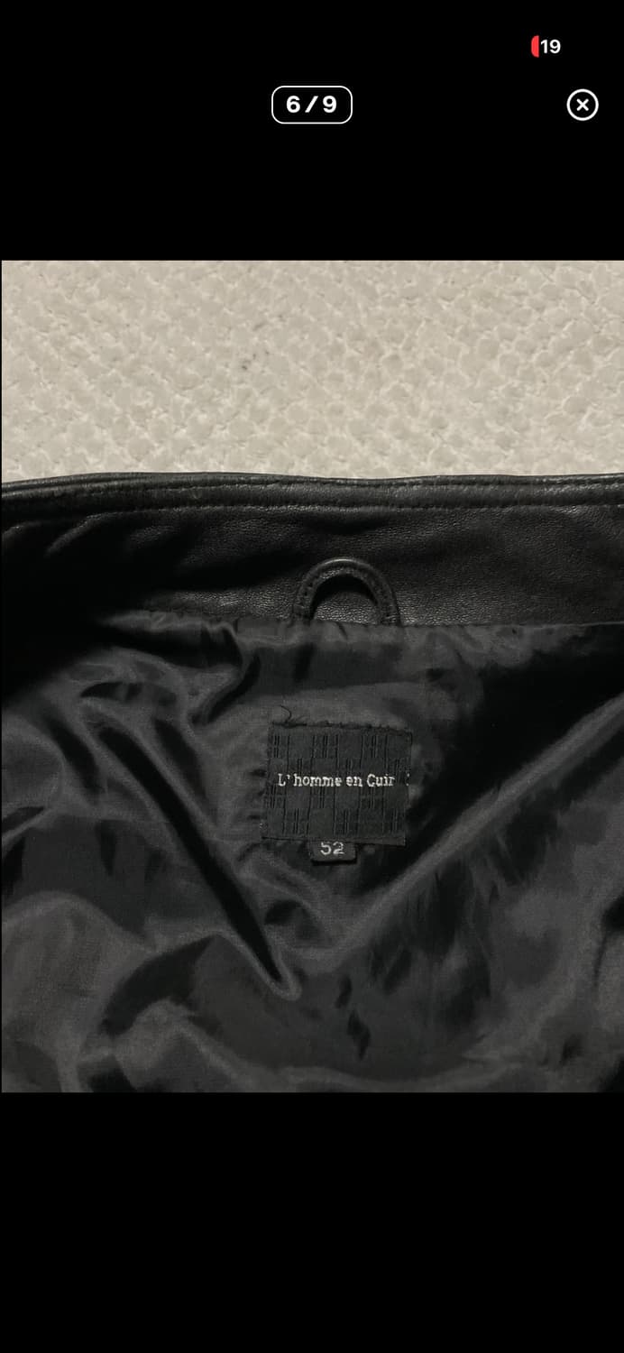 L'homme en cuir 소가죽 레더자켓 상품이미지6