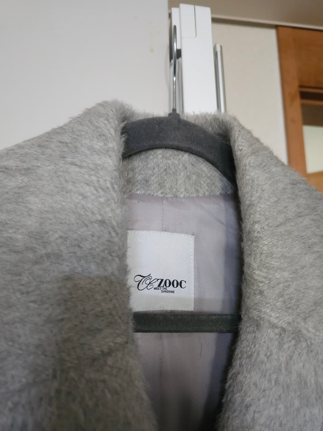 주크 알파카 울100% 하프코트 상품이미지5