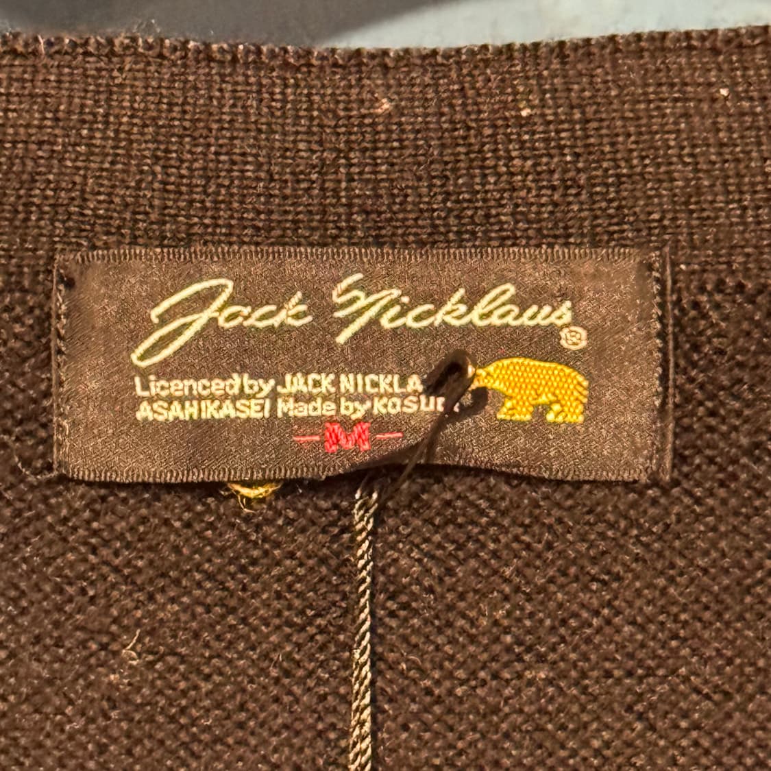 Jack Nicklaus 잭니클라우스 블랙 꼬임 루즈핏 가디건 상품이미지9