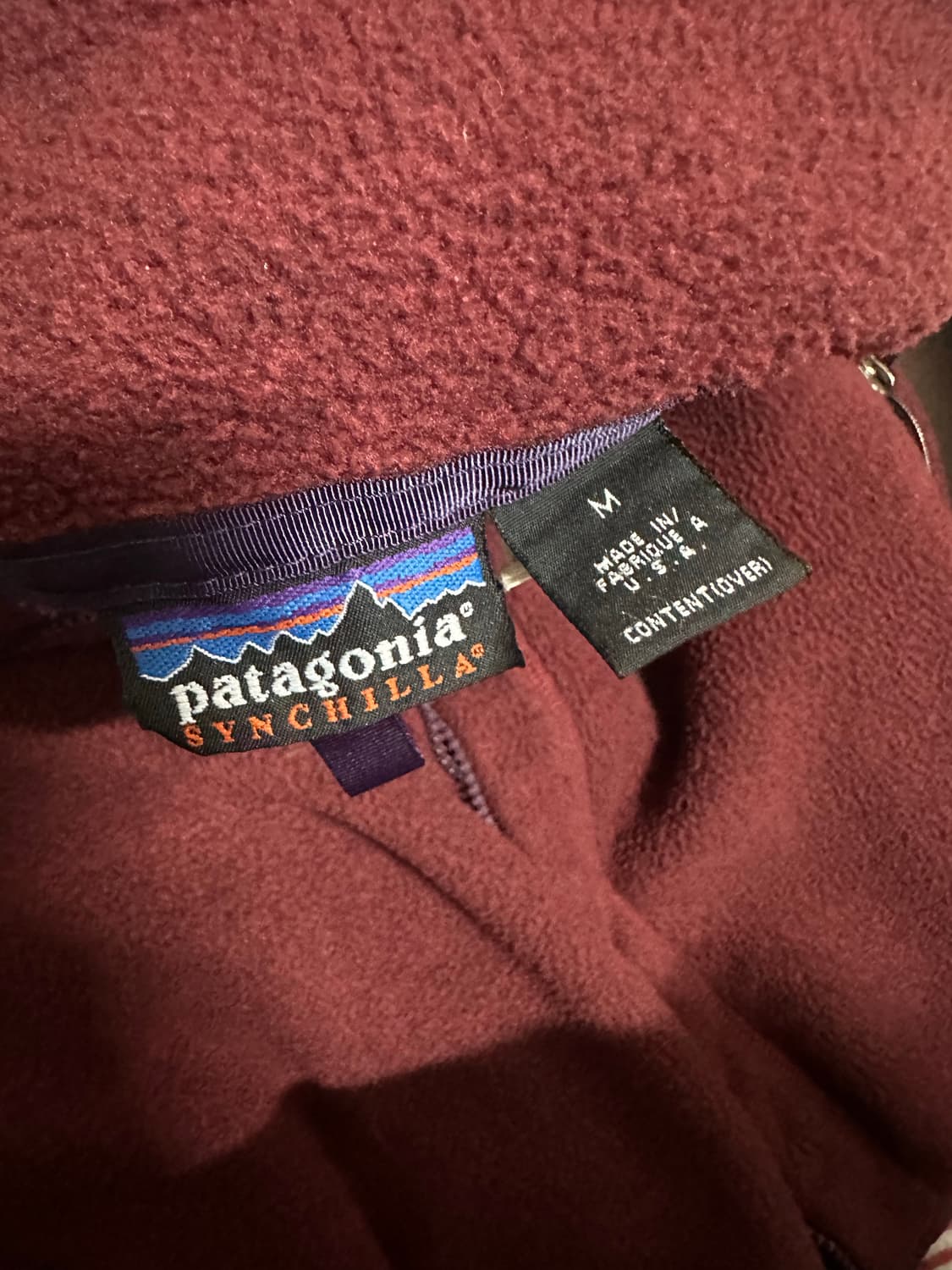 (90s/usa)  파타고니아 신칠라 플리스 상품이미지6