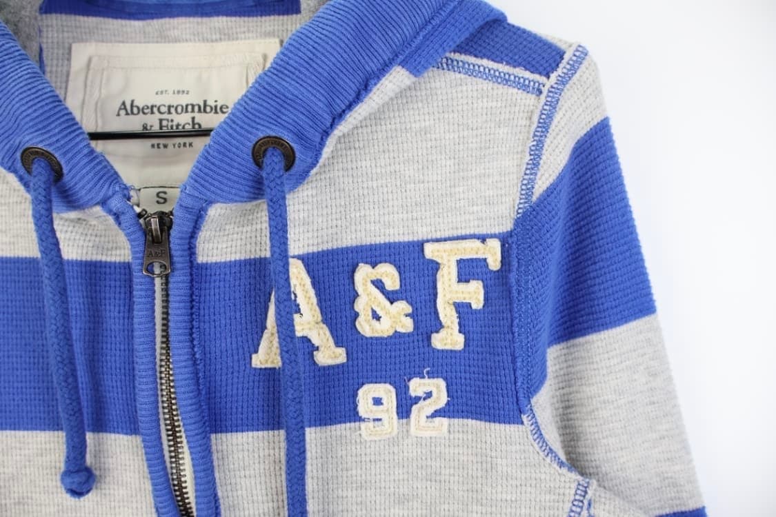  Abercrombie & Fitch Striped Zip Up Hood 상품이미지5
