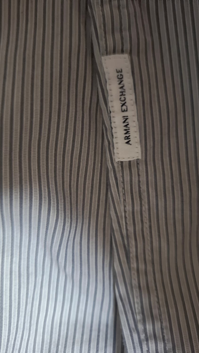 아르마니 익스체인지 스트라이프 셔츠 L 상품이미지6