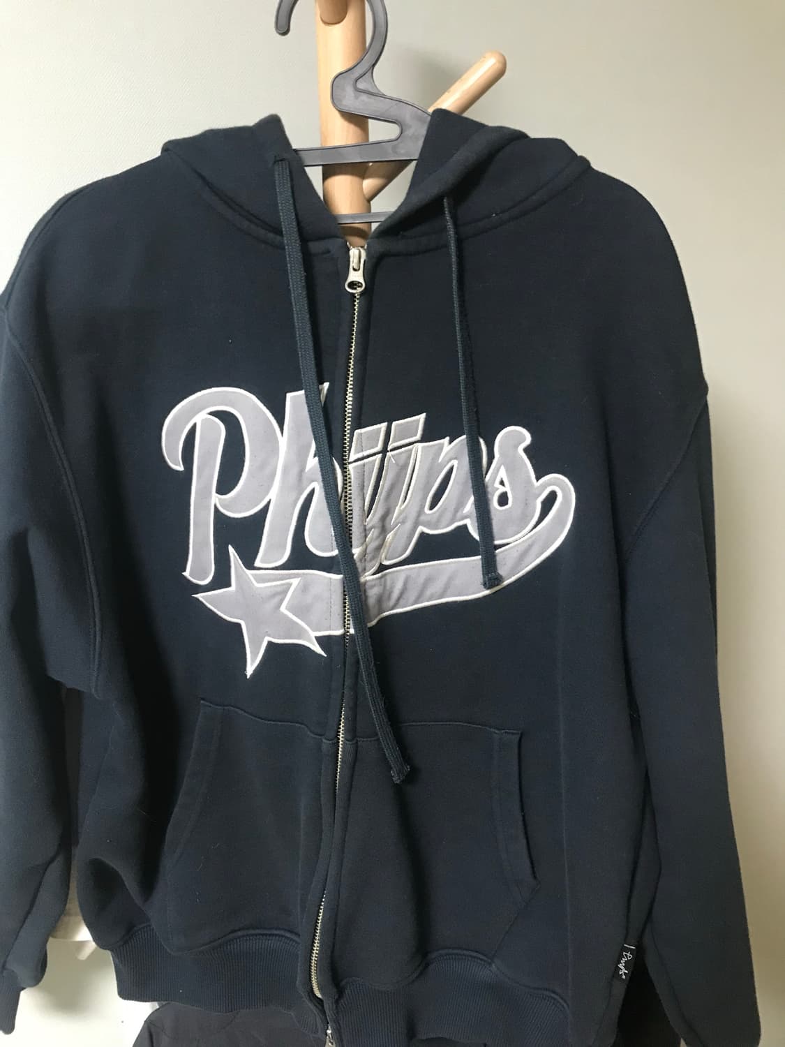 피지컬 디파트먼트 스타테일 후드집업 네이비 상품이미지2