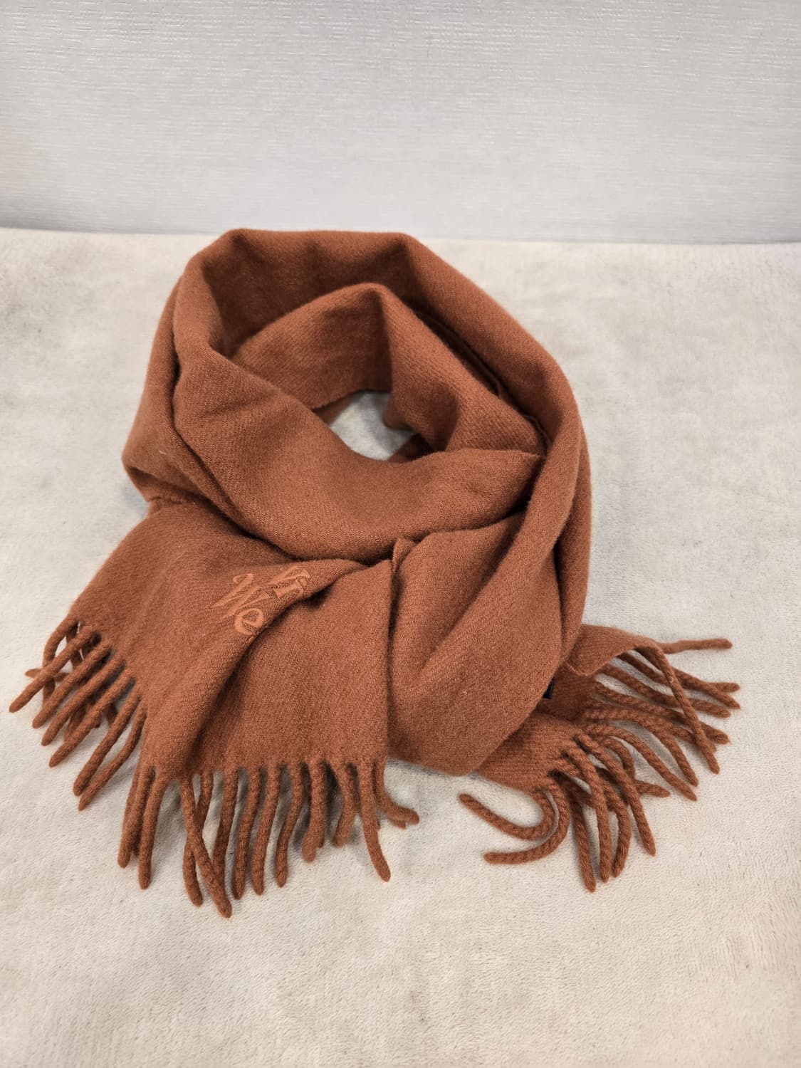 비비안웨스트우드 Vivienne Westwood 브라운 울 머플러 목도리 상품이미지1
