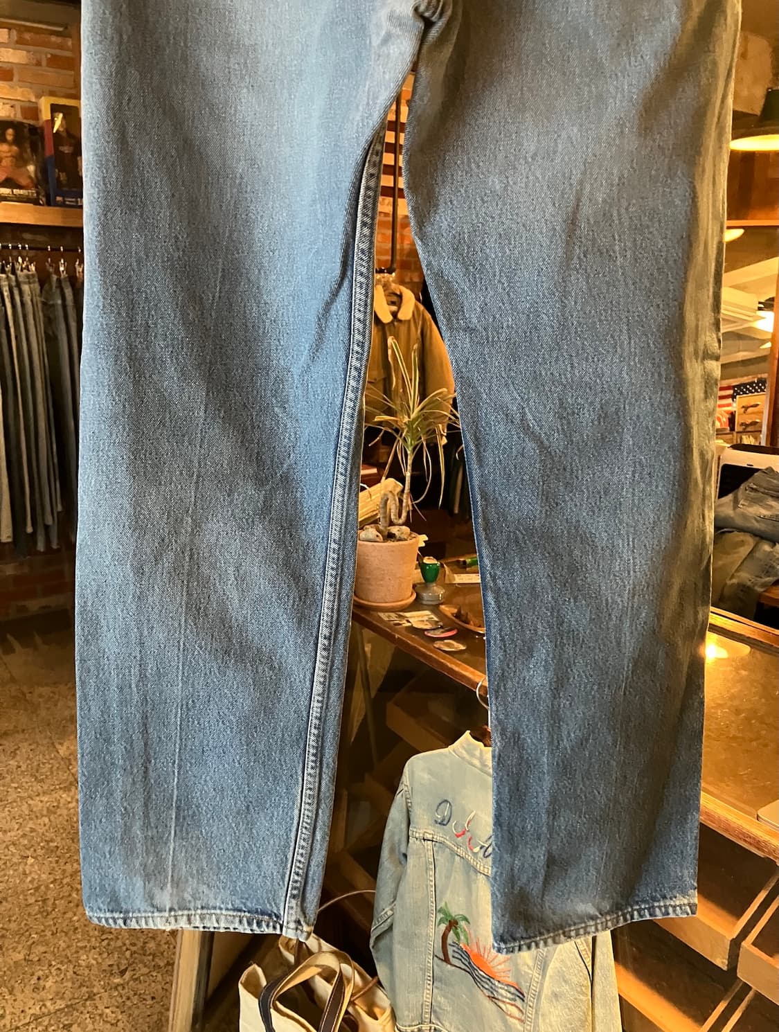 USA 빈티지 리바이스 501 데님 팬츠 상품이미지7