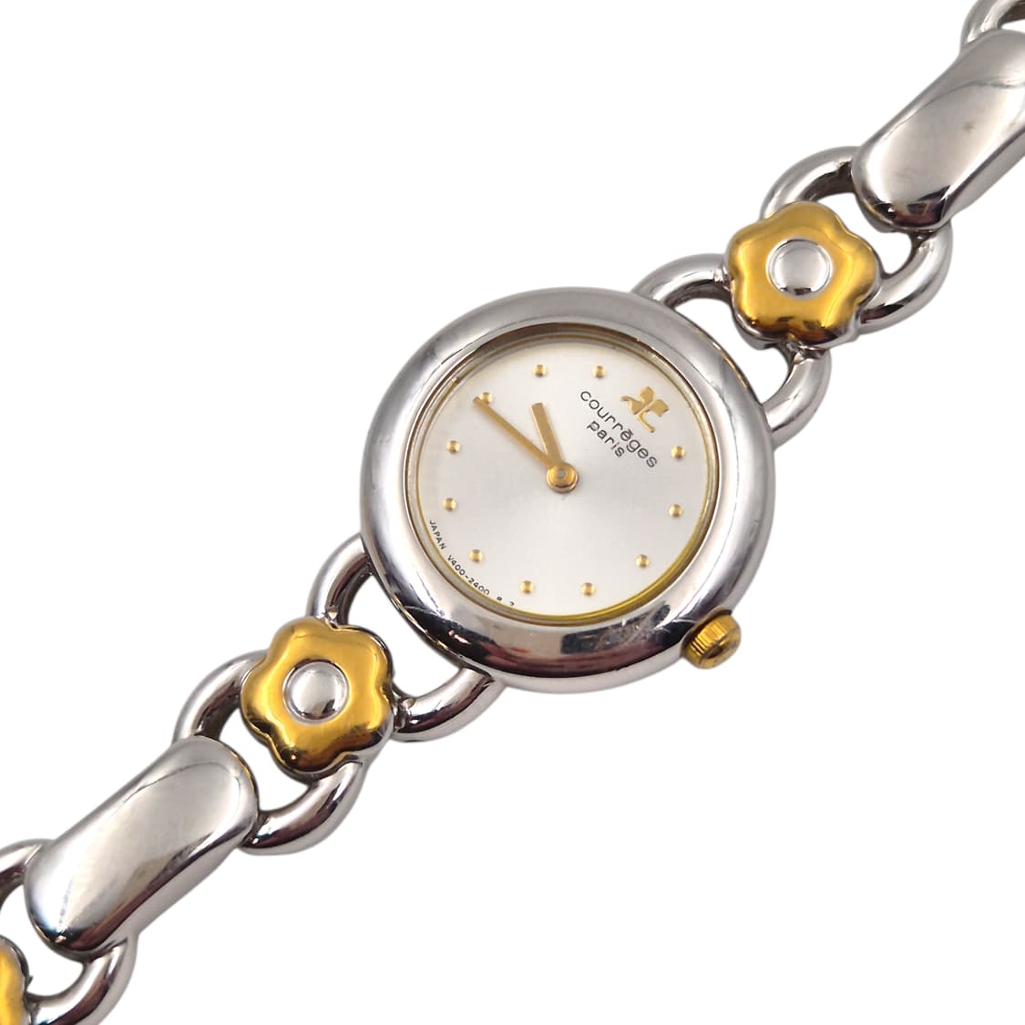 90s 꾸레쥬 스페이지에이지 꽃잎 손목 시계 상품이미지5