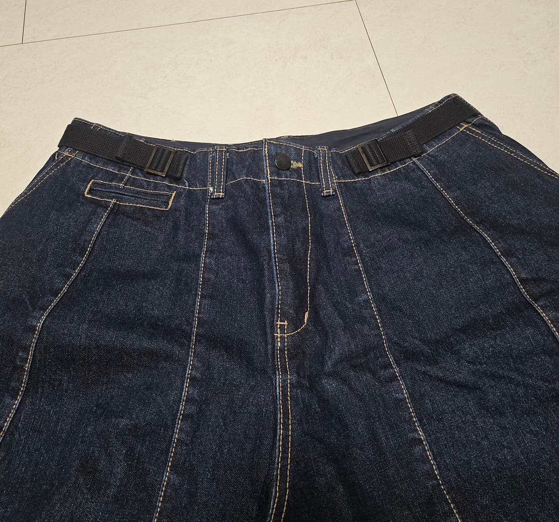 빈티지 진청 와이드 배럴 진 상품이미지3