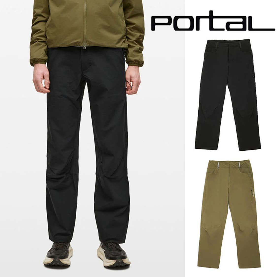 포탈러닝 소프트쉘팬츠 블랙 라지 삽니다 상품이미지1