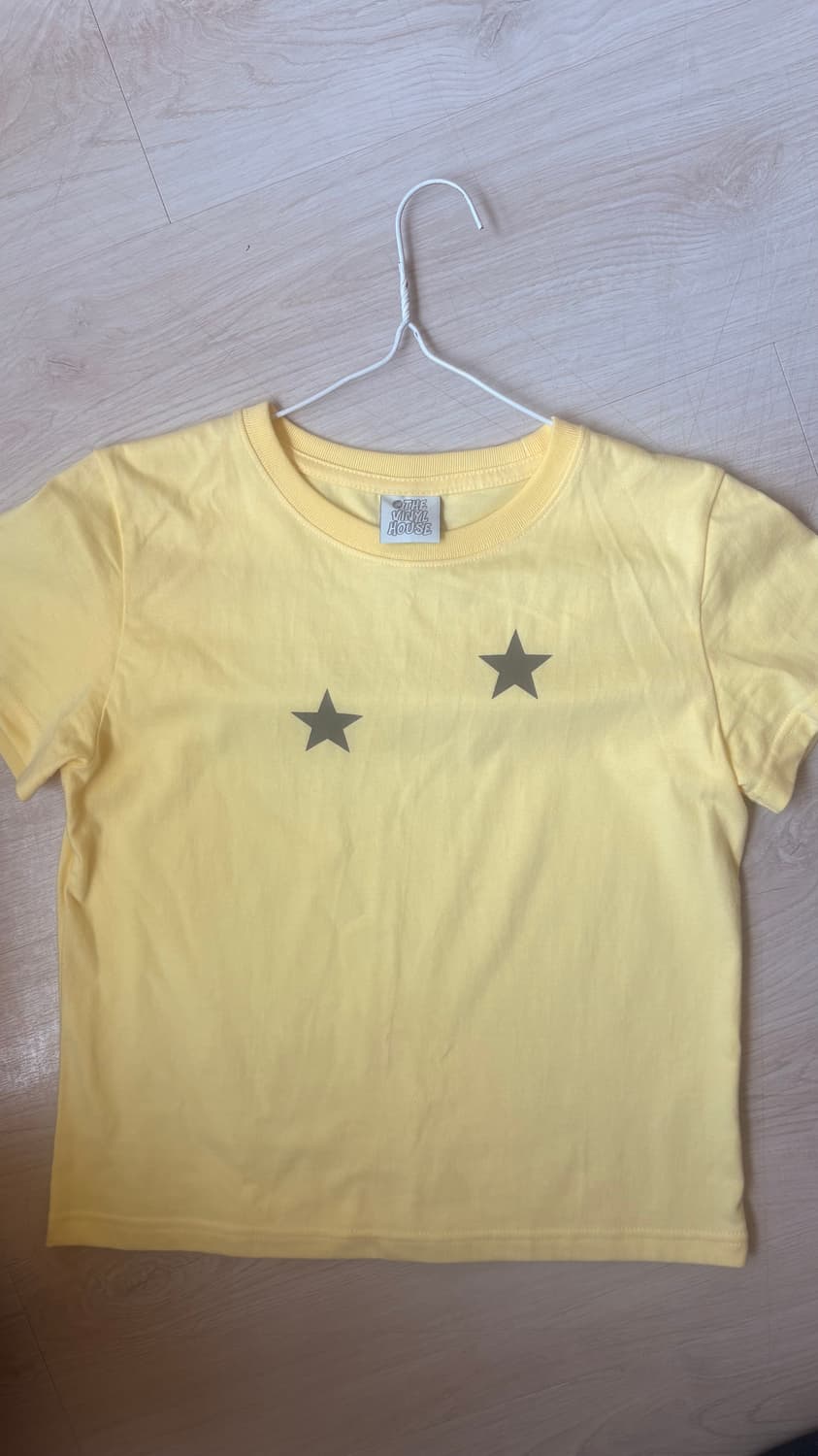 THEVINYLHOUSE star tee yellow C사이즈 상품이미지4