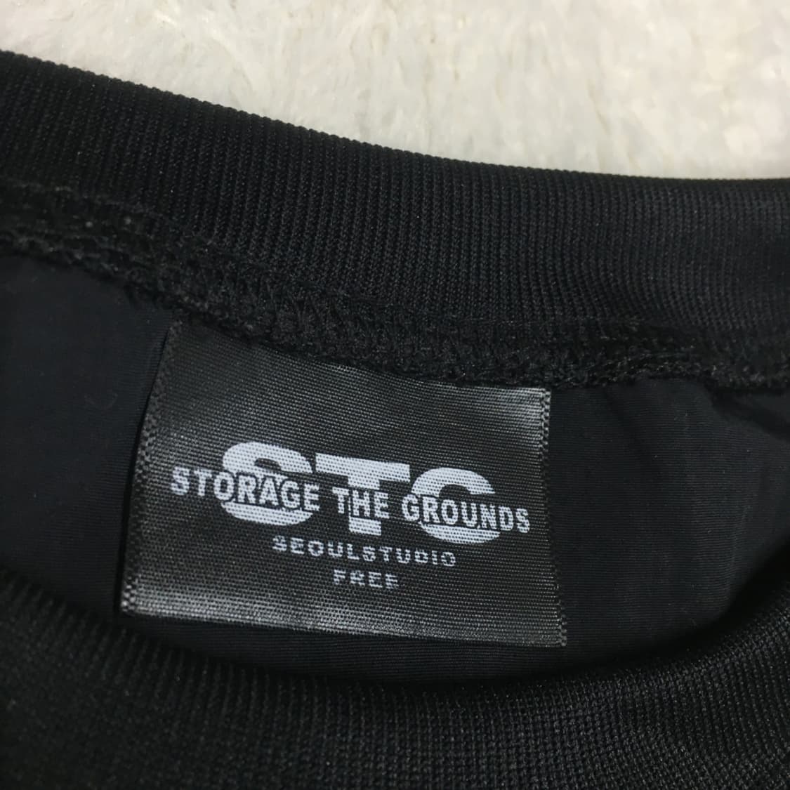 STORAGE THE GROUNDS 우븐 맨투맨 DD17 상품이미지2