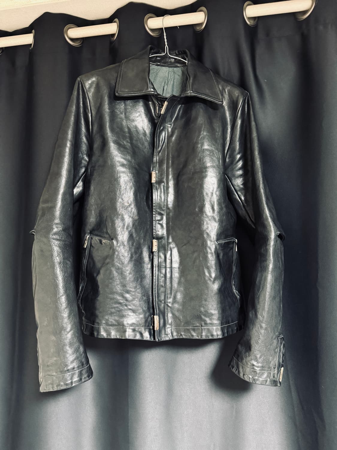 [50]캐롤크리스찬포엘 스카스티치 레더자켓 상품이미지1