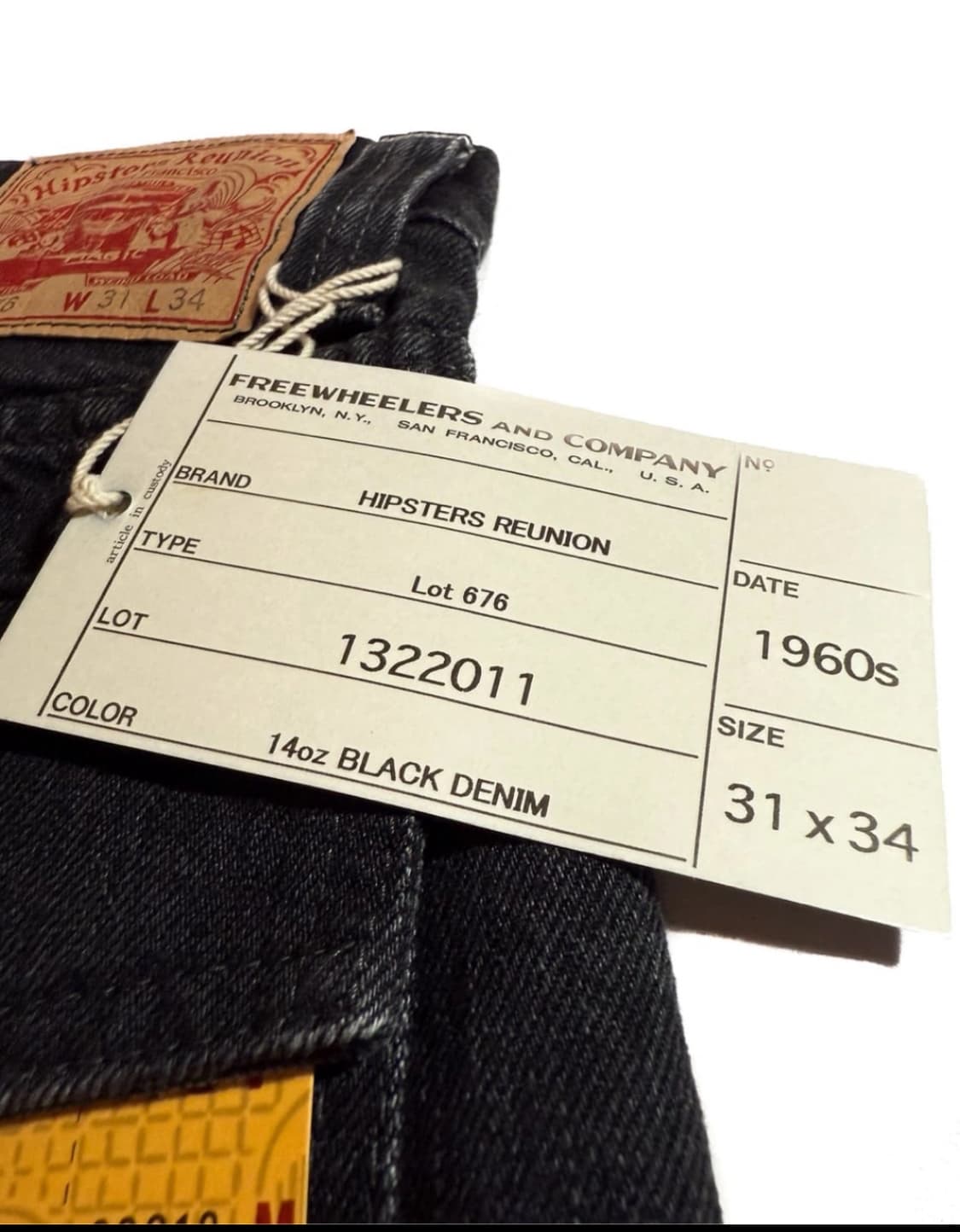 프리휠러스 힙스터스 블랙 데님 31/34 상품이미지4