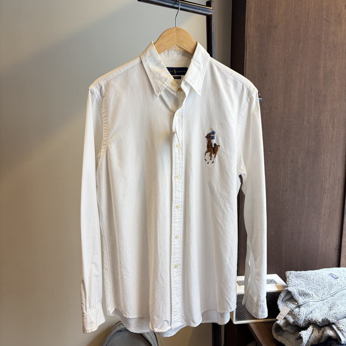 16340 - 폴로 랄프로렌 화이트 빅로고 셔츠 상품이미지2