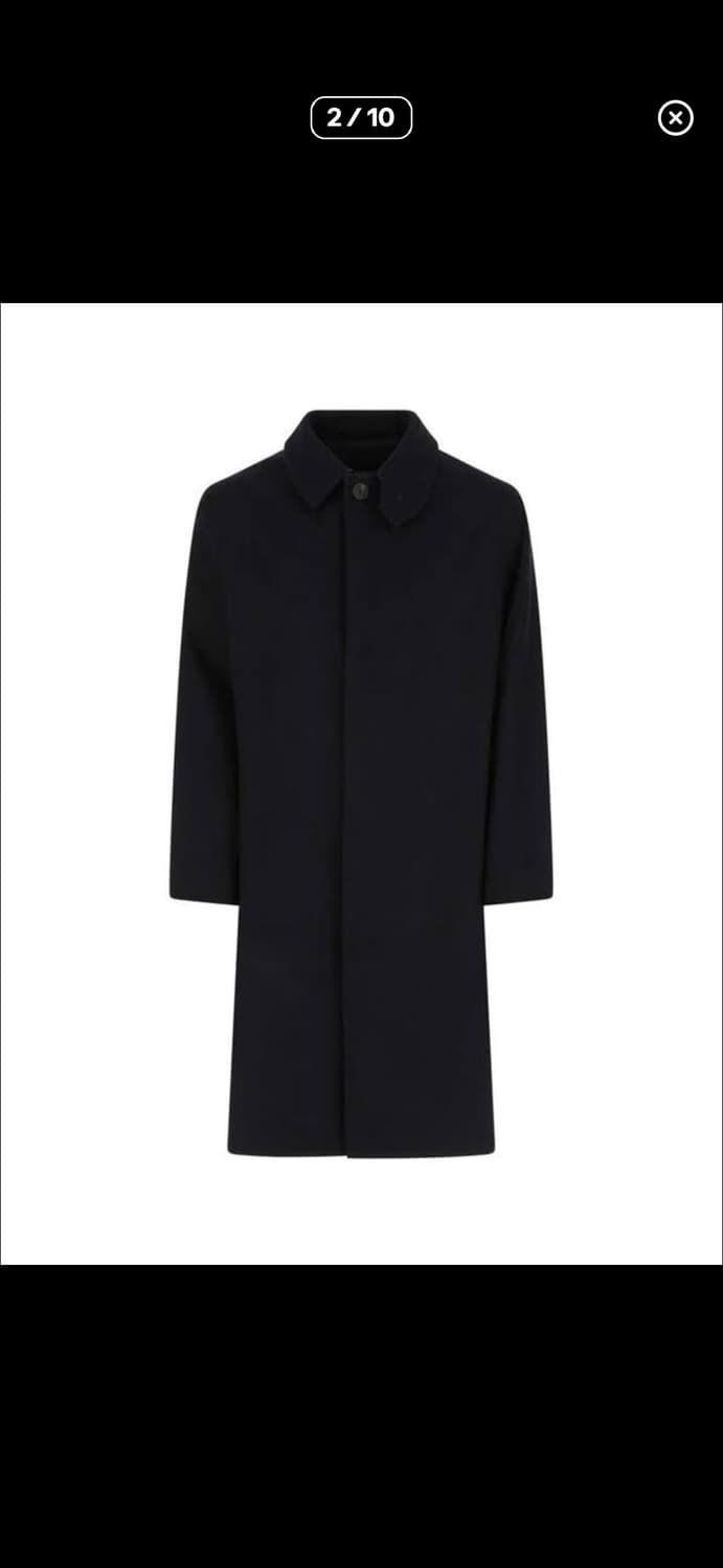 스튜디오 니콜슨 몬디알 발마칸 코트 다크네이비 XL 상품이미지5