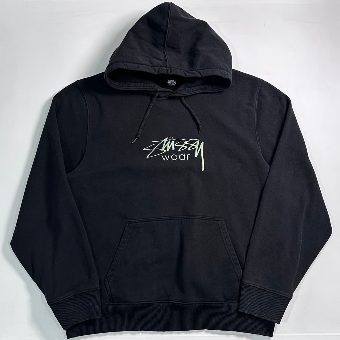 스투시 Wear 블랙 후드티  상품이미지1