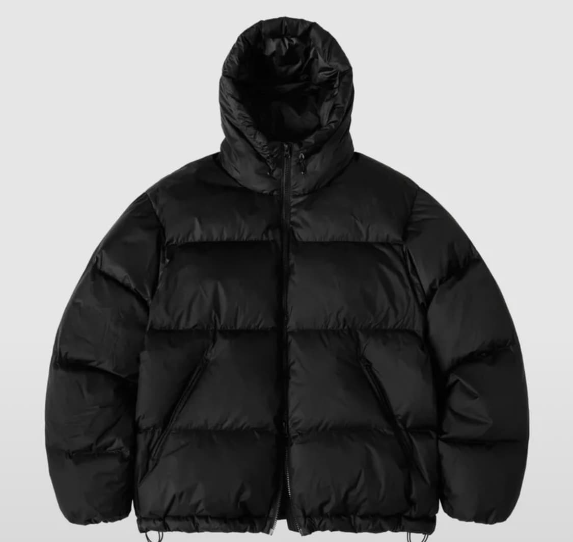 [M] 애습 구스 다운 푸퍼 블랙 패딩 다운 상품이미지1