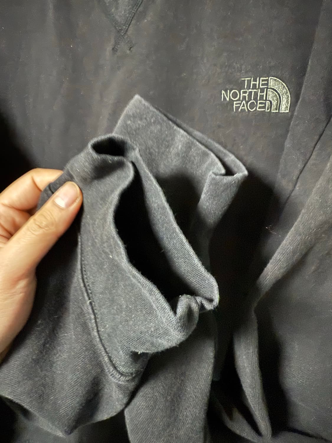 노스페이스 블랙 맨투맨 xxl 상품이미지4