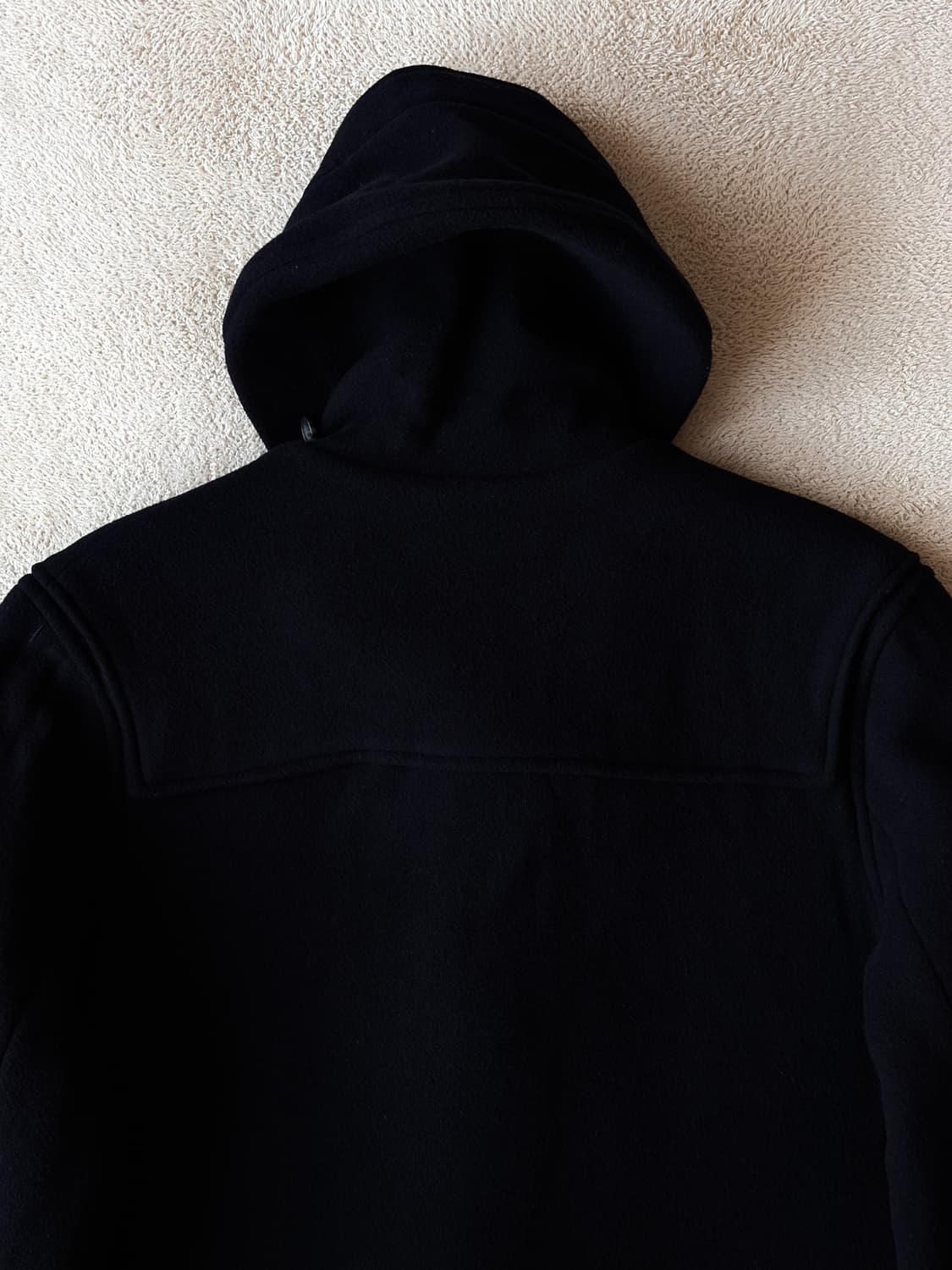 JAPAN 울·큐프라 후드 더플코트 상품이미지7