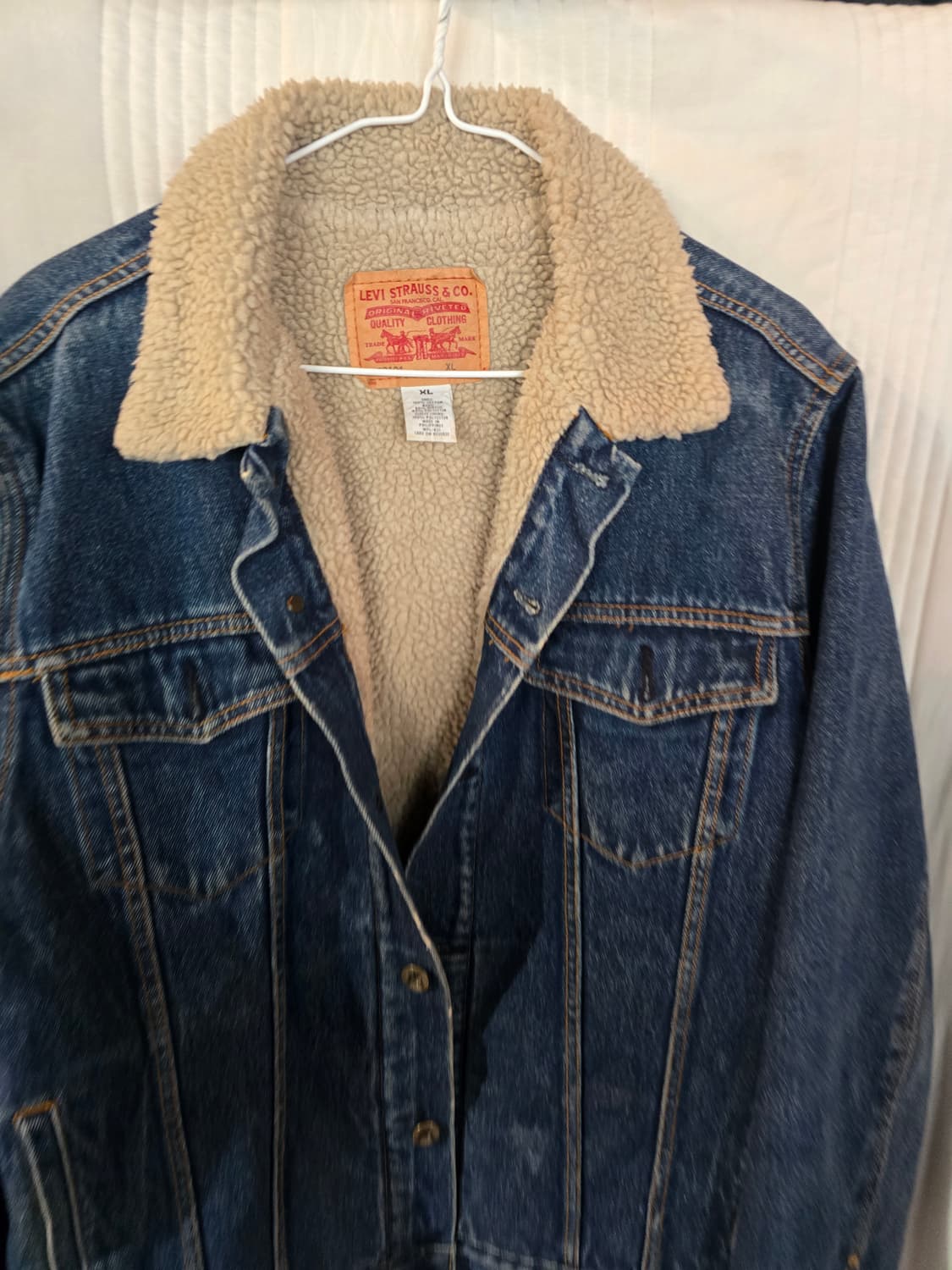 리바이스 양털청자켓 데님 쉐르파 자켓 상품이미지1
