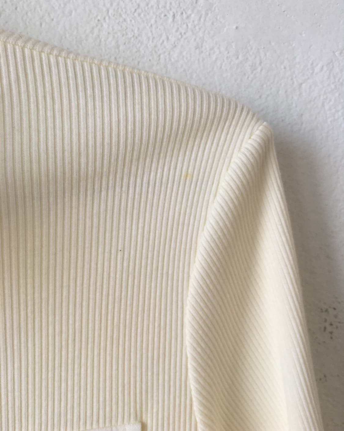 Pocket point high neck ribbed zip up 상품이미지5