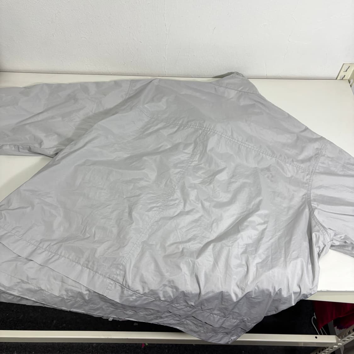 XL 휠라 FILA 라이트그레이 루즈오버핏 경량 바막자켓 상품이미지3