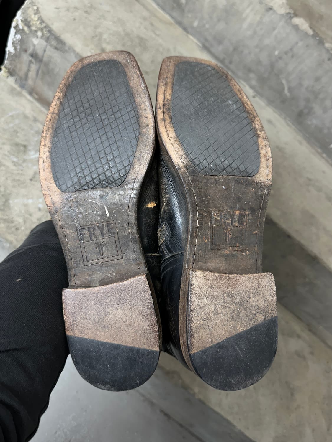 00's FRYE 스퀘어토 엔지니어 부츠 빈티지 바이커 부츠 상품이미지8