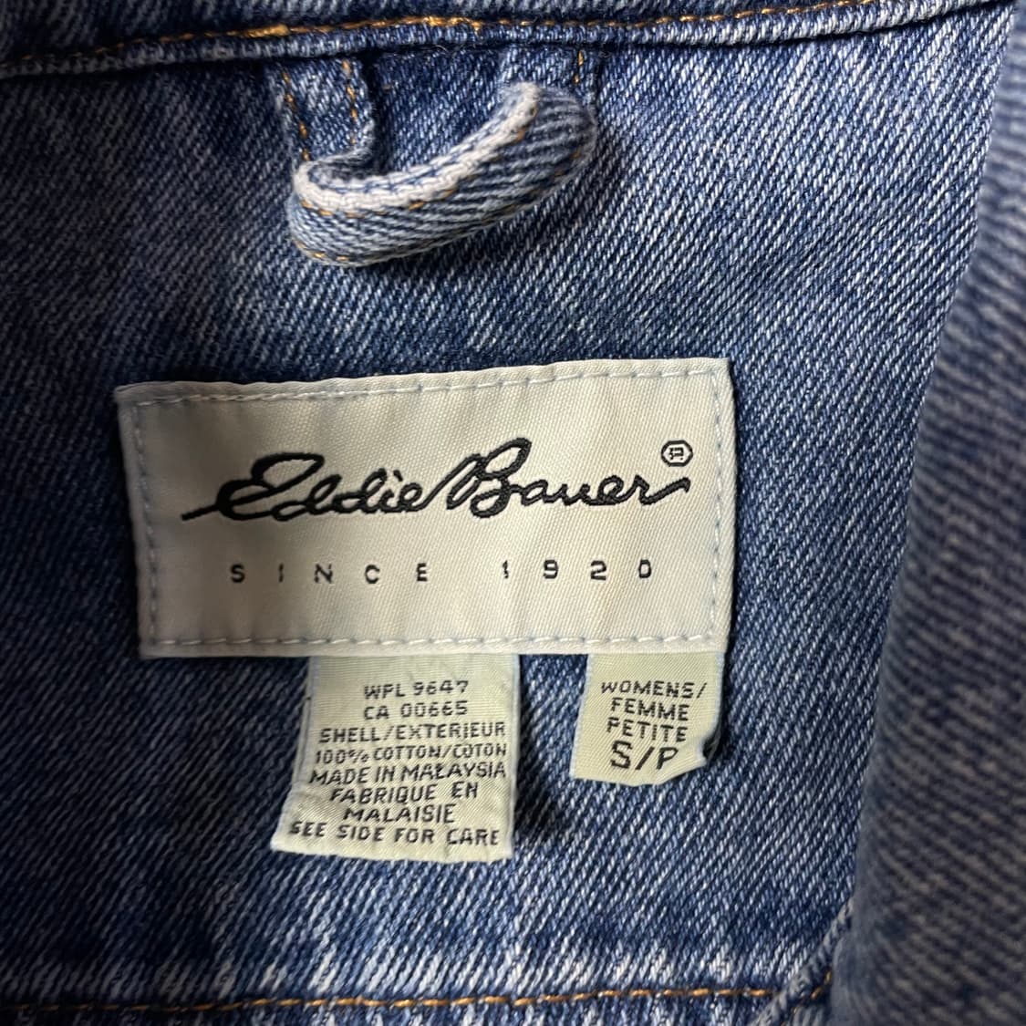 에디바우어 연청 투포켓 데님 자켓 S 상품이미지4