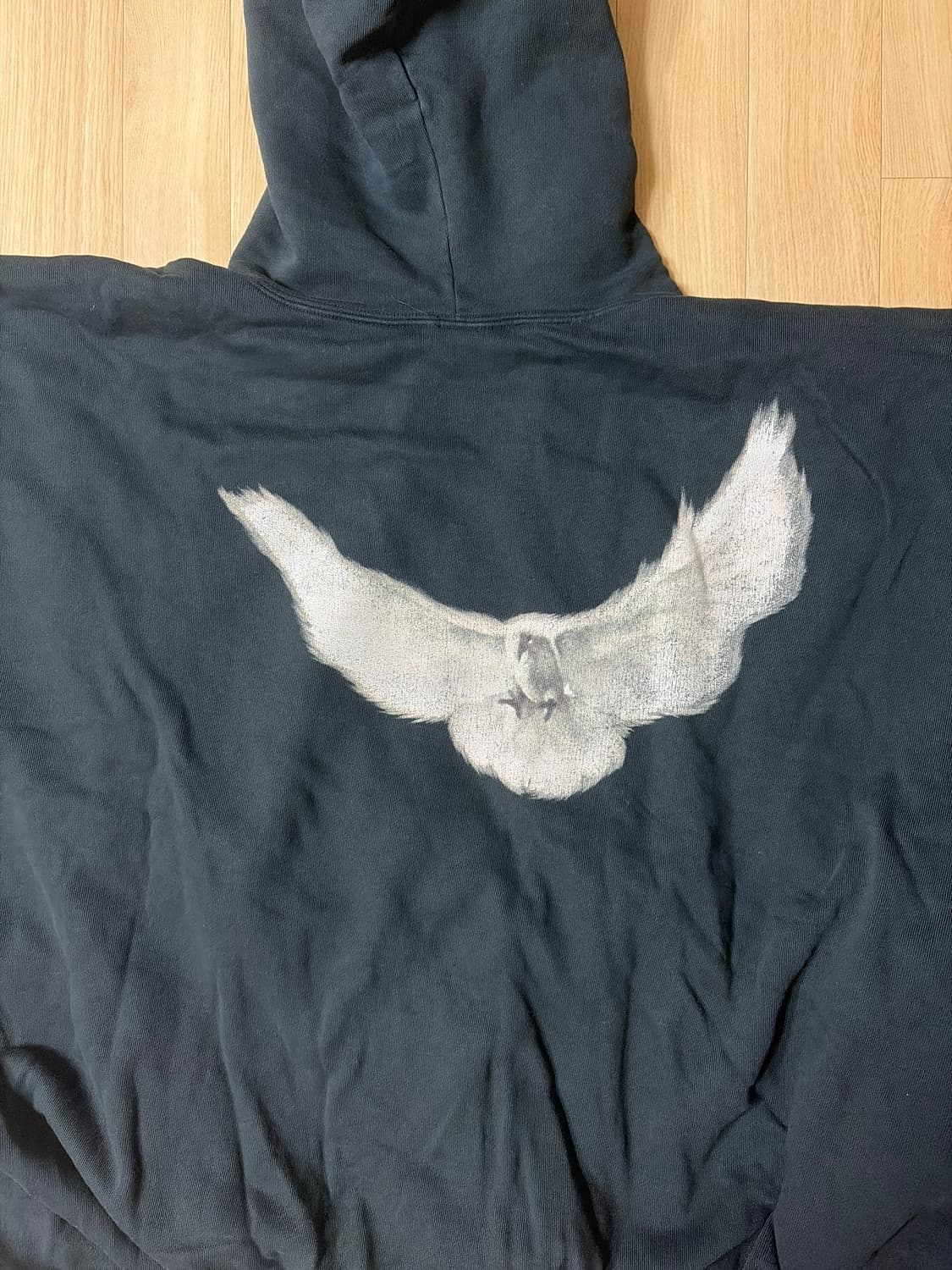 이지갭 도브 발렌시아가 후드 워시드 블랙 상품이미지2