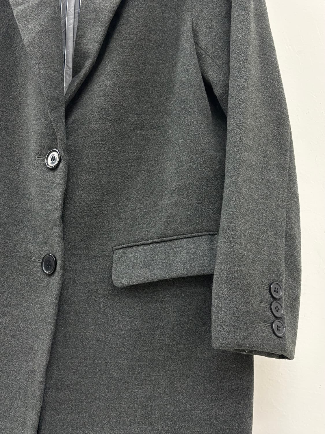 빈티지 그레이 싱글 코트 상품이미지7