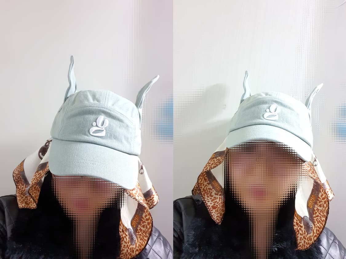 민트 그린 yegg 예그 트위스트 윙 캡 볼캡 모자 팔아요 ~ 상품이미지8