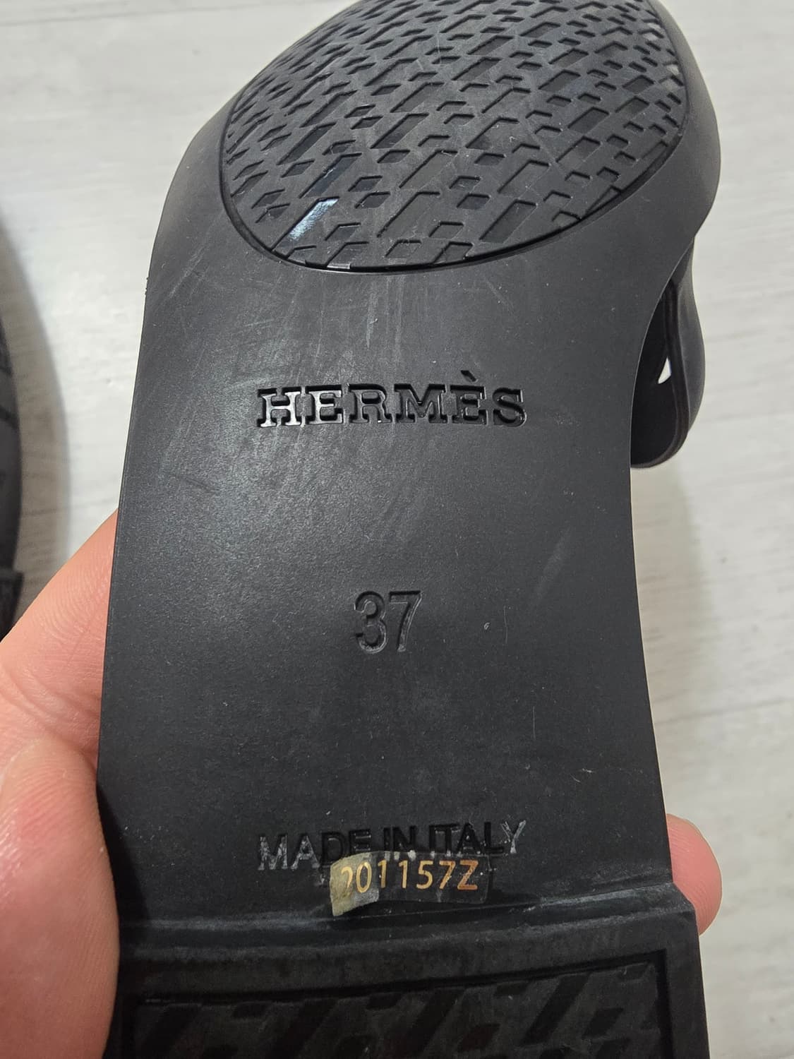 (정품) 에르메스 알로하 슬리퍼 37 (명품 여자 신발 샌들 리바쥬) 상품이미지3