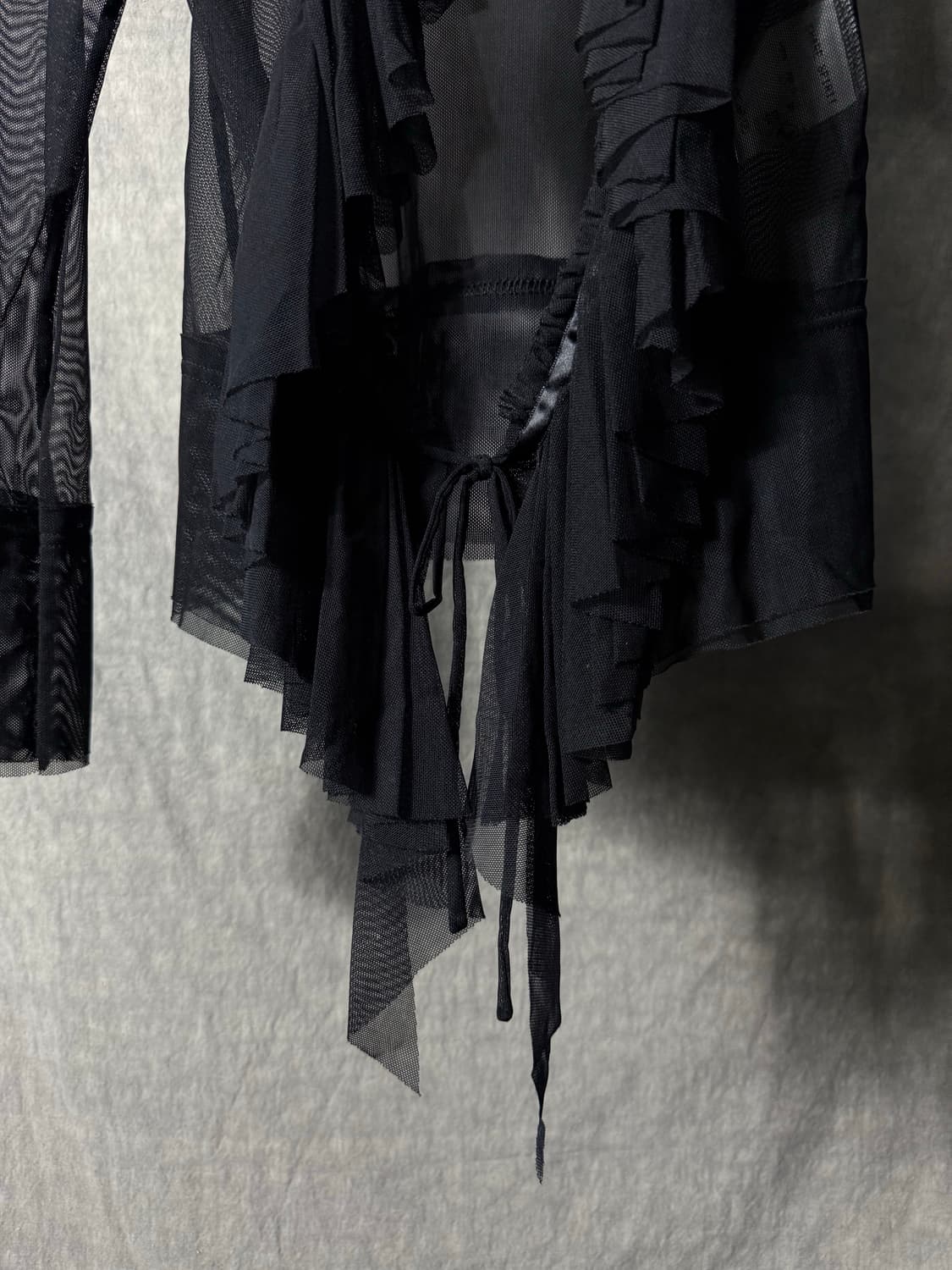 SHARE SPIRIT Sheer Mesh Frill Jacket 상품이미지7