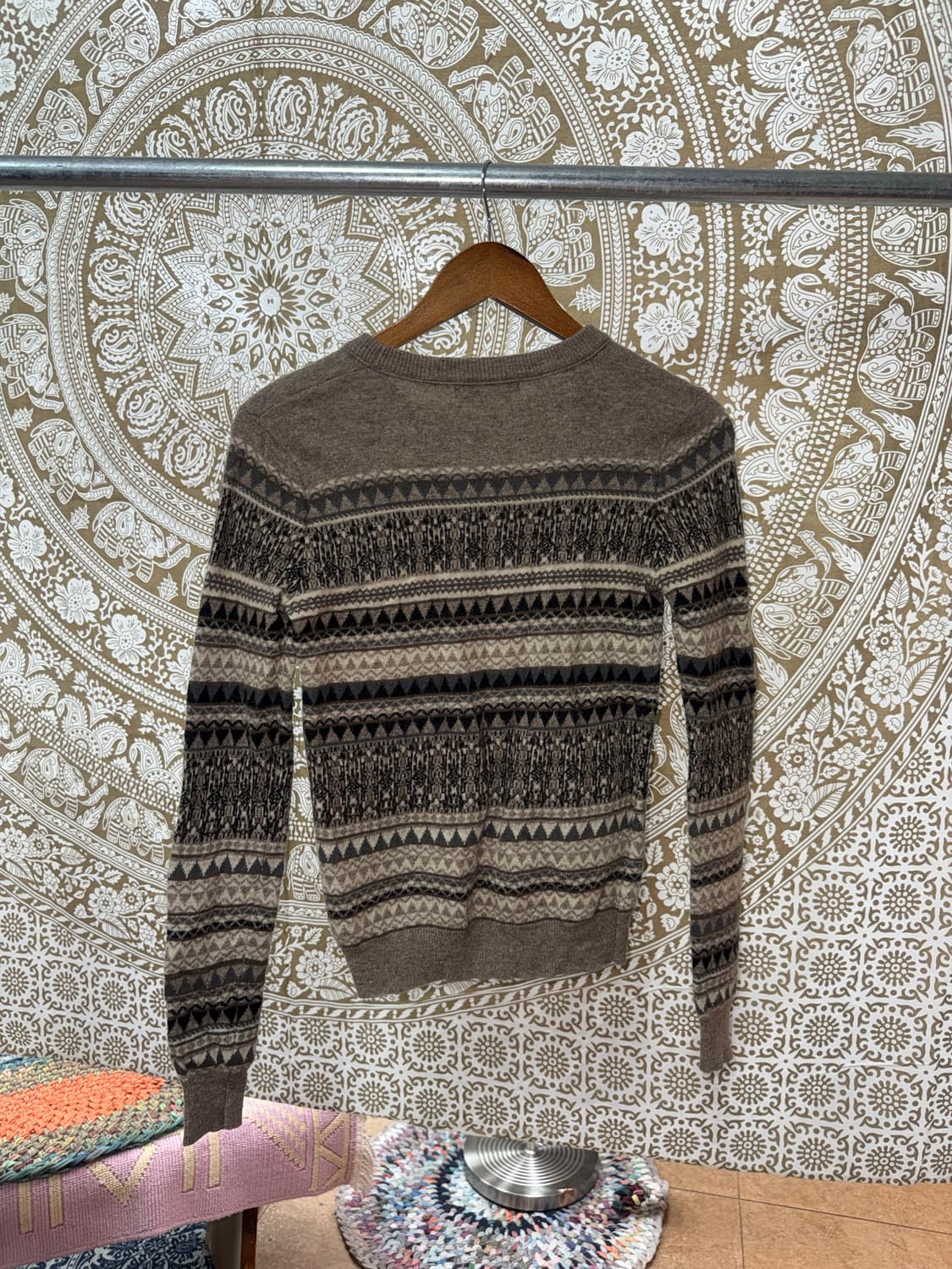 써스데이아일랜드 여성 에스닉 니트  상품이미지5