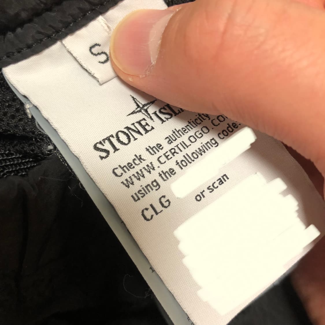 [S] 스톤아일랜드 18FW 나일론메탈 팬츠 블랙 상품이미지7