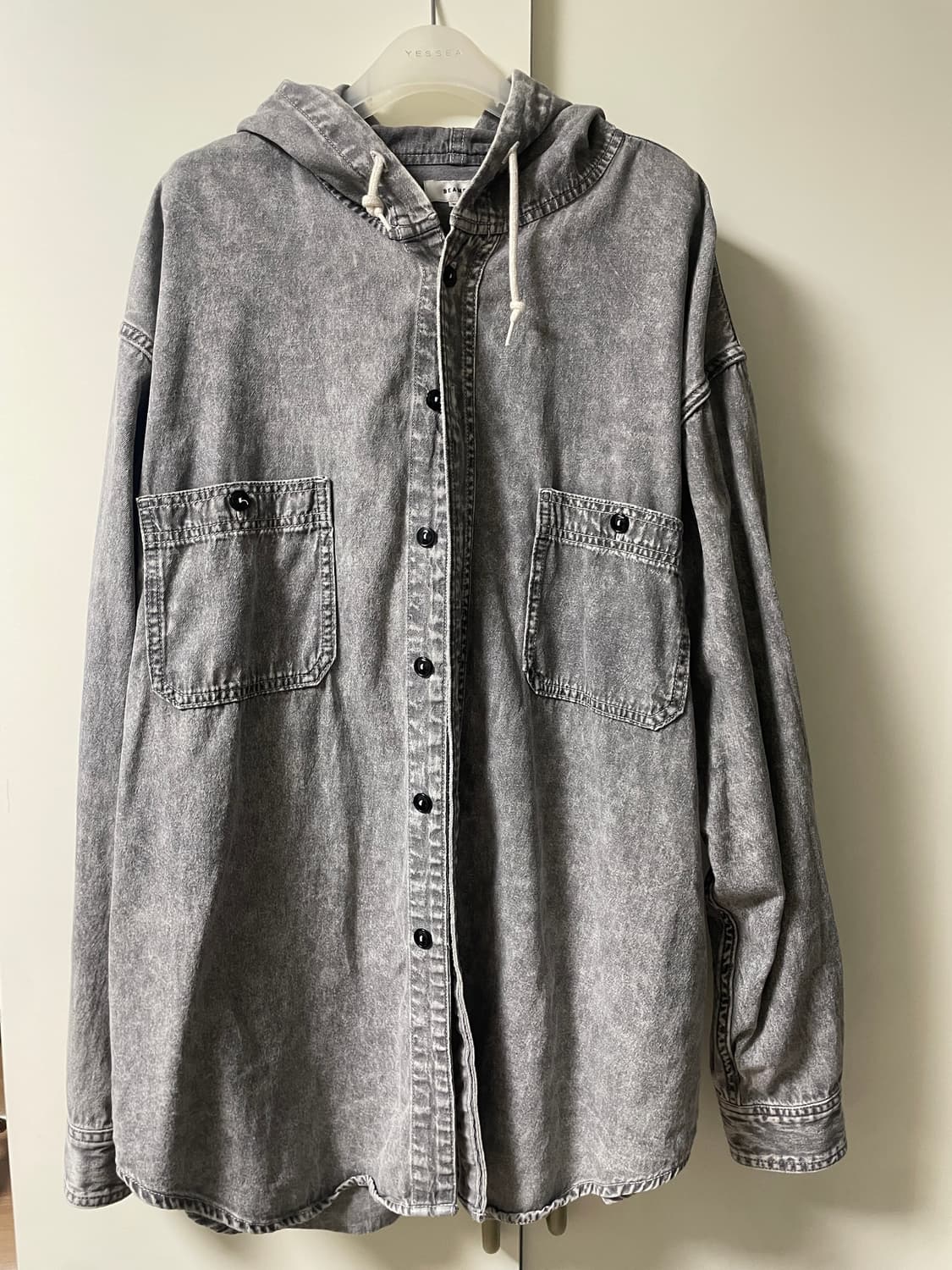 빔즈 샴브레이 후드셔츠 상품이미지1