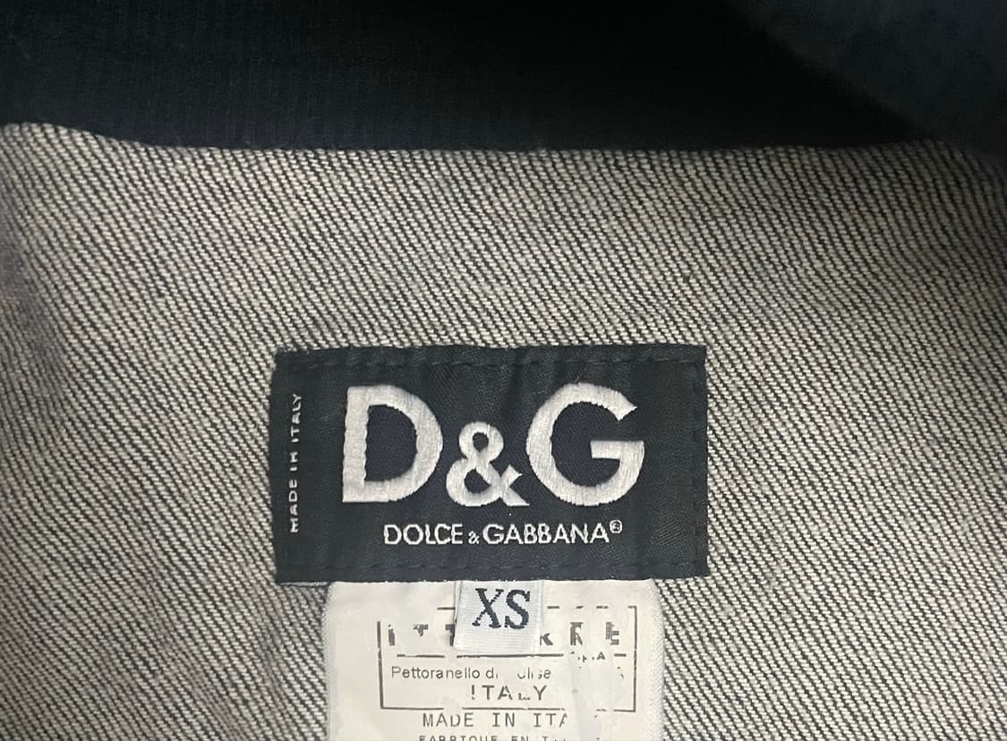 [정품/레어] D&G 돌체앤가바나 빈티지 데님 오프숄더 자켓 (XS) 상품이미지3