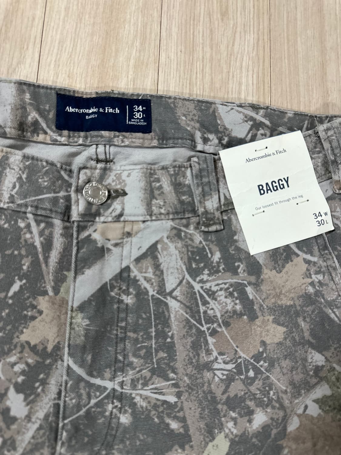 아베크롬비 리얼트리 카모 배기 팬츠 34x30 상품이미지3