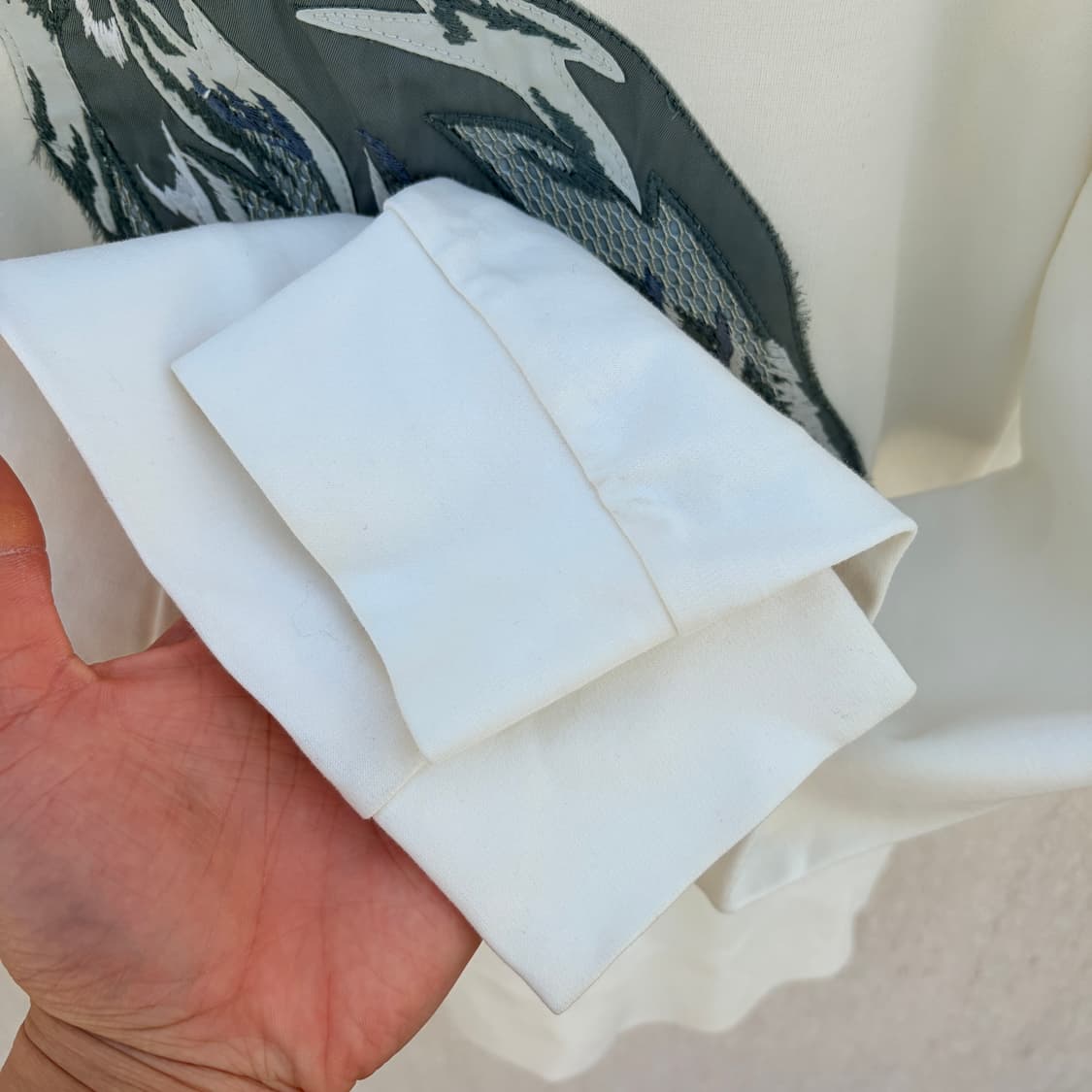 TIME 타임 부엉이 화이트 맨투맨(100) 상품이미지4