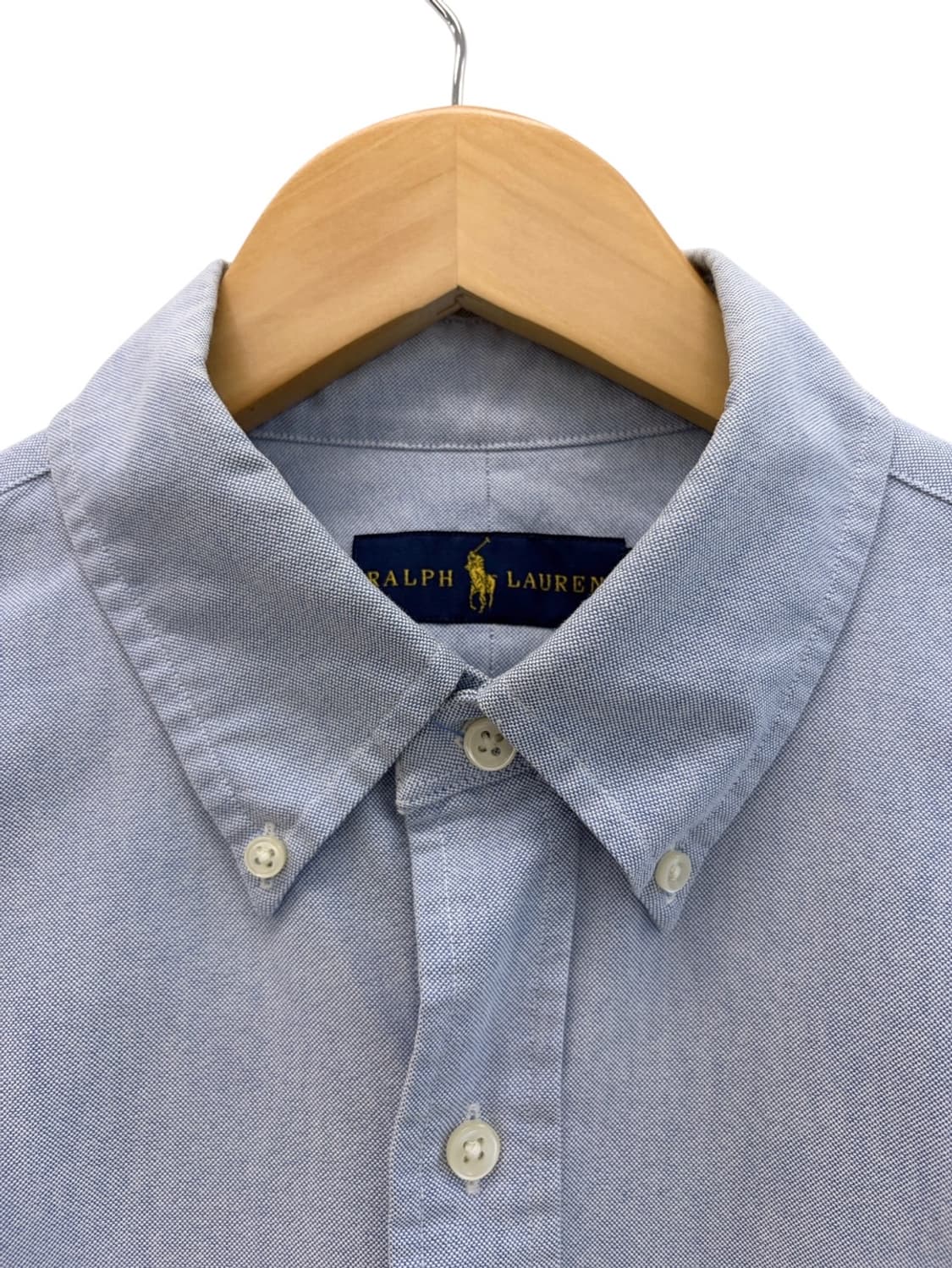 폴로 옥스포드 셔츠 소라색 (M/국내100~105)  상품이미지3