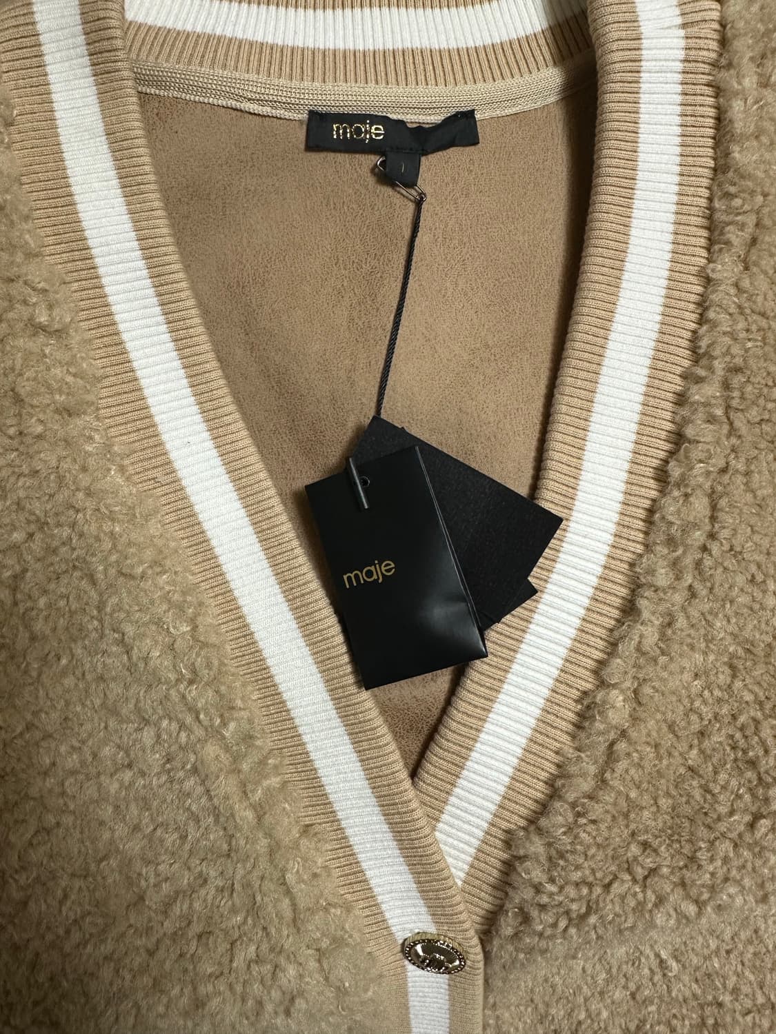 maje 마쥬 브라운 뽀글이 베스트 상품이미지5