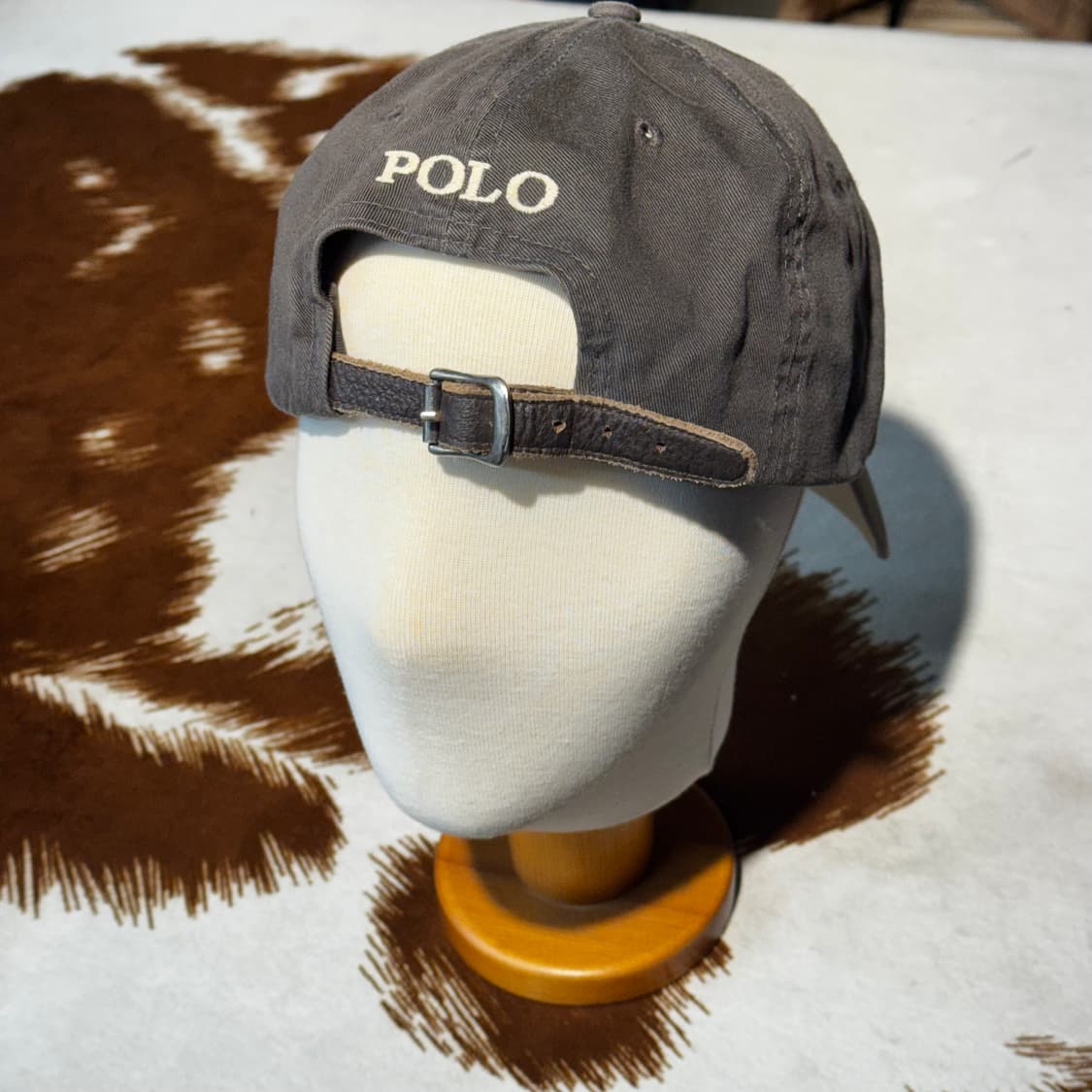 폴로 빅포니 볼캡 브라운 (OS) 레더 스트랩 상품이미지4