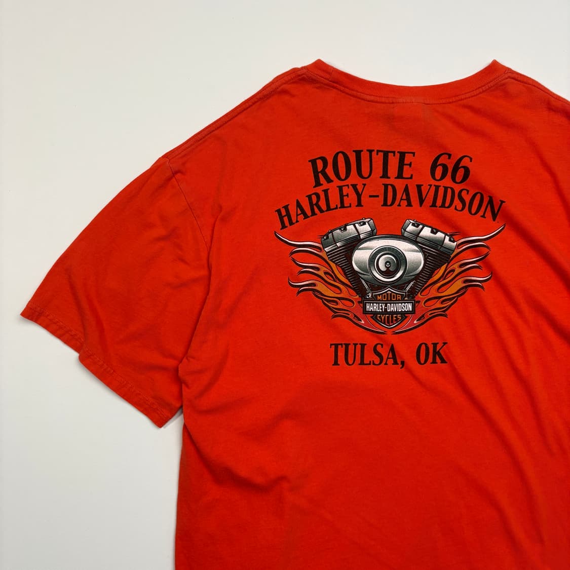 [2XL]10s Harley-Davidson ROUTE66 T-shirt 상품이미지7