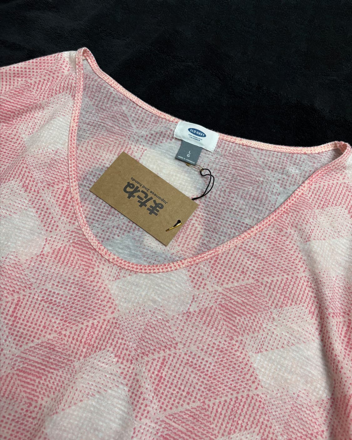 일본빈티지 OLD NAVY 와이드 크루넥 티셔츠 상품이미지3