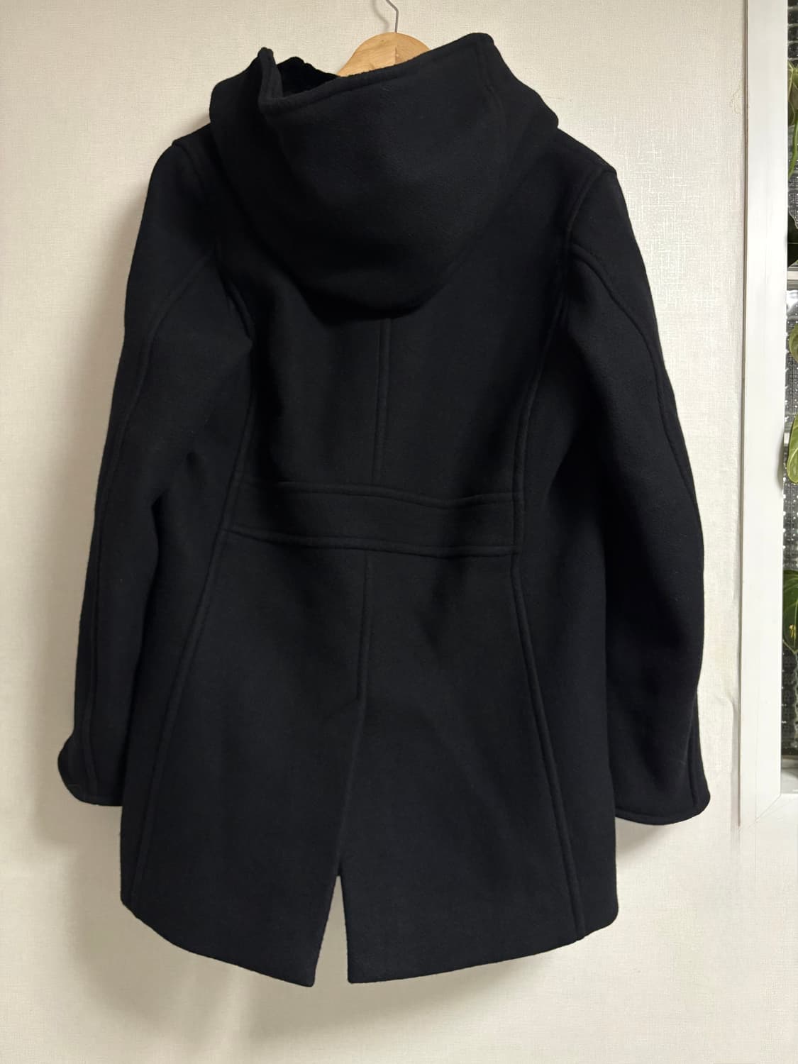 수나오 쿠와하라 버튼 후드 코트 상품이미지3