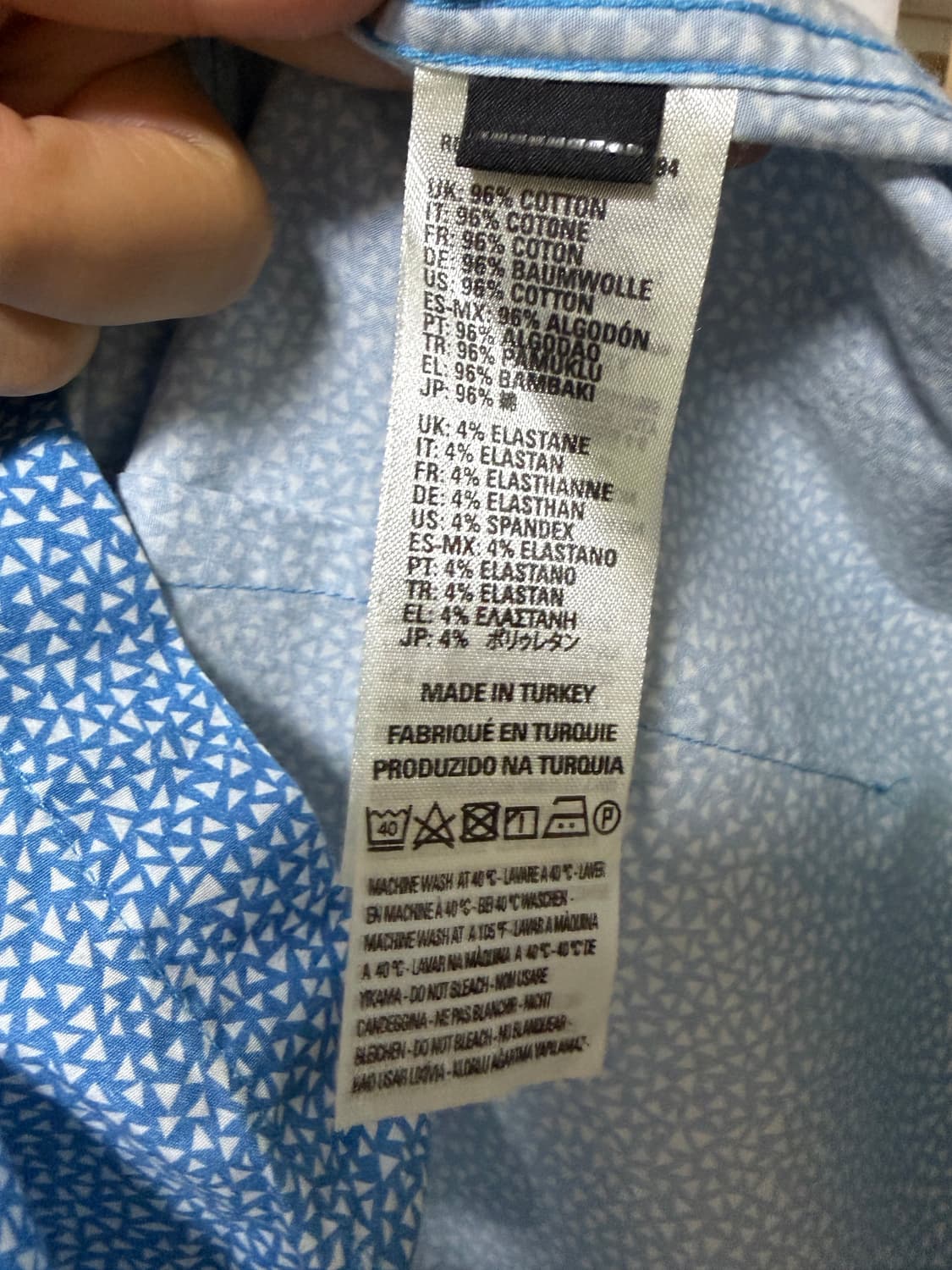 디젤(DIESEL) 슬림 핏 긴팔 셔츠 상품이미지7