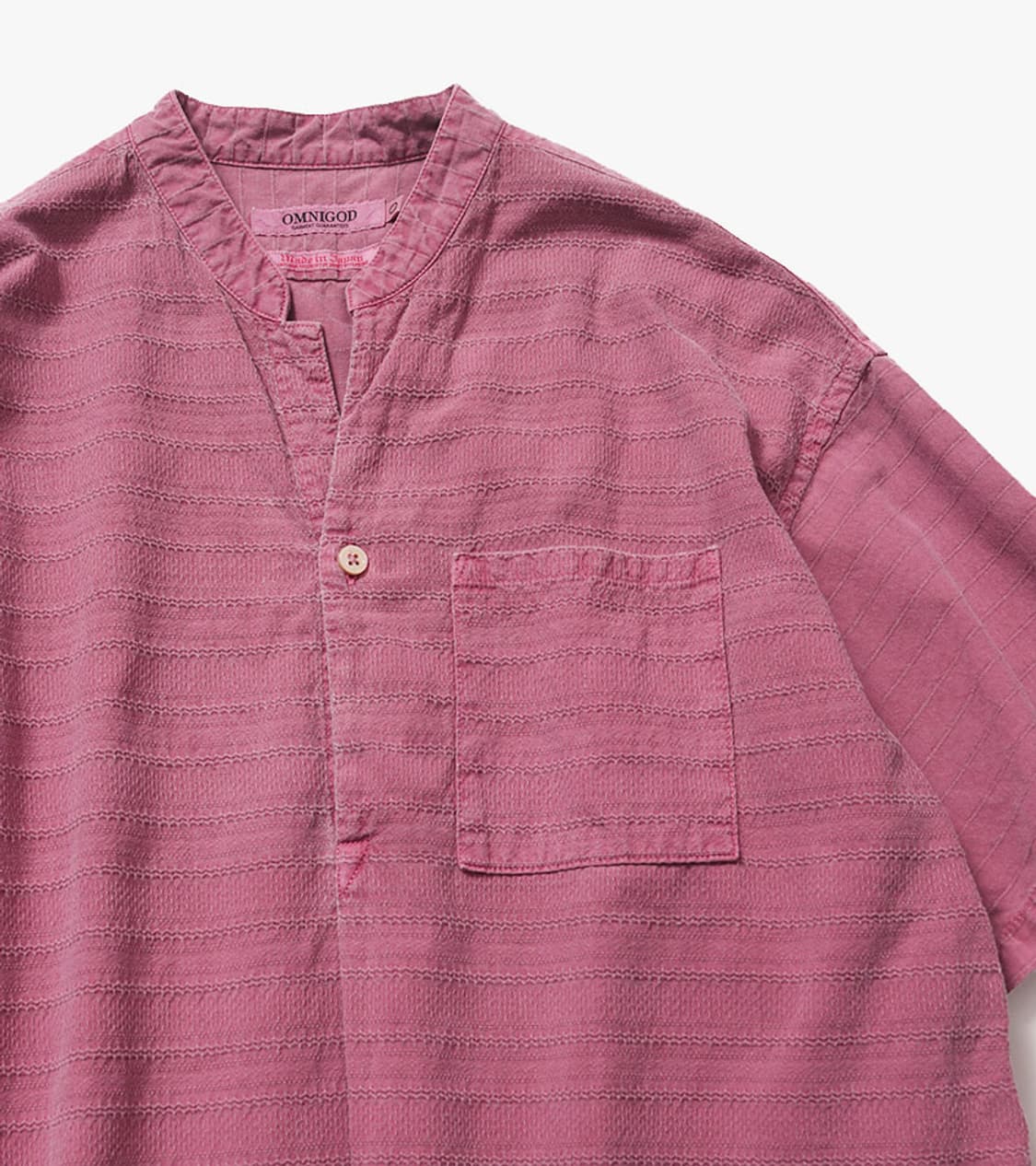 OMNIGOD - PIGMENT JACQUARD ORIENT SHIRT 상품이미지4