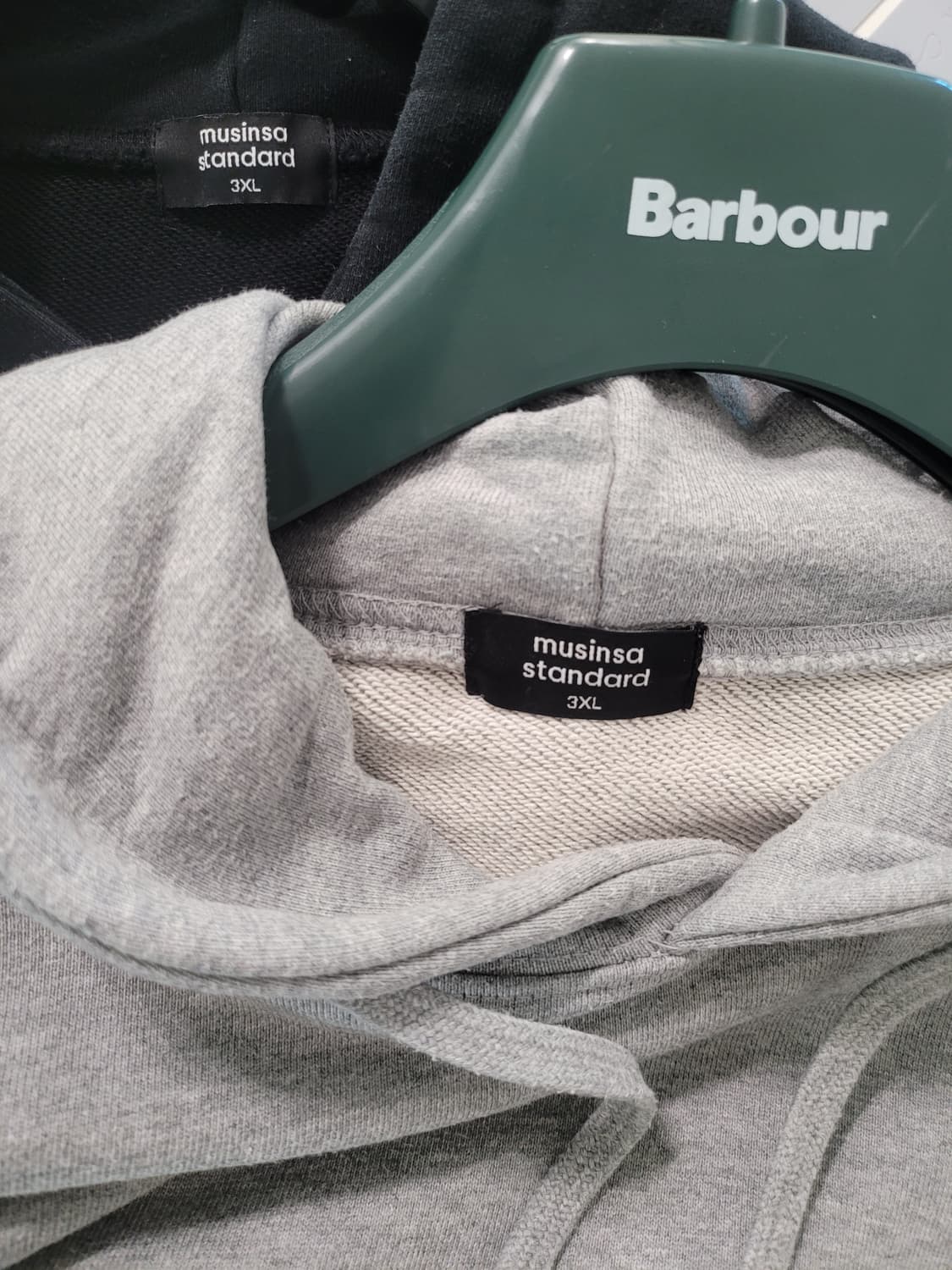 3XL 무신사 스탠다드 후드 티셔츠 2장일괄  (가슴 66/총장 70) 상품이미지6