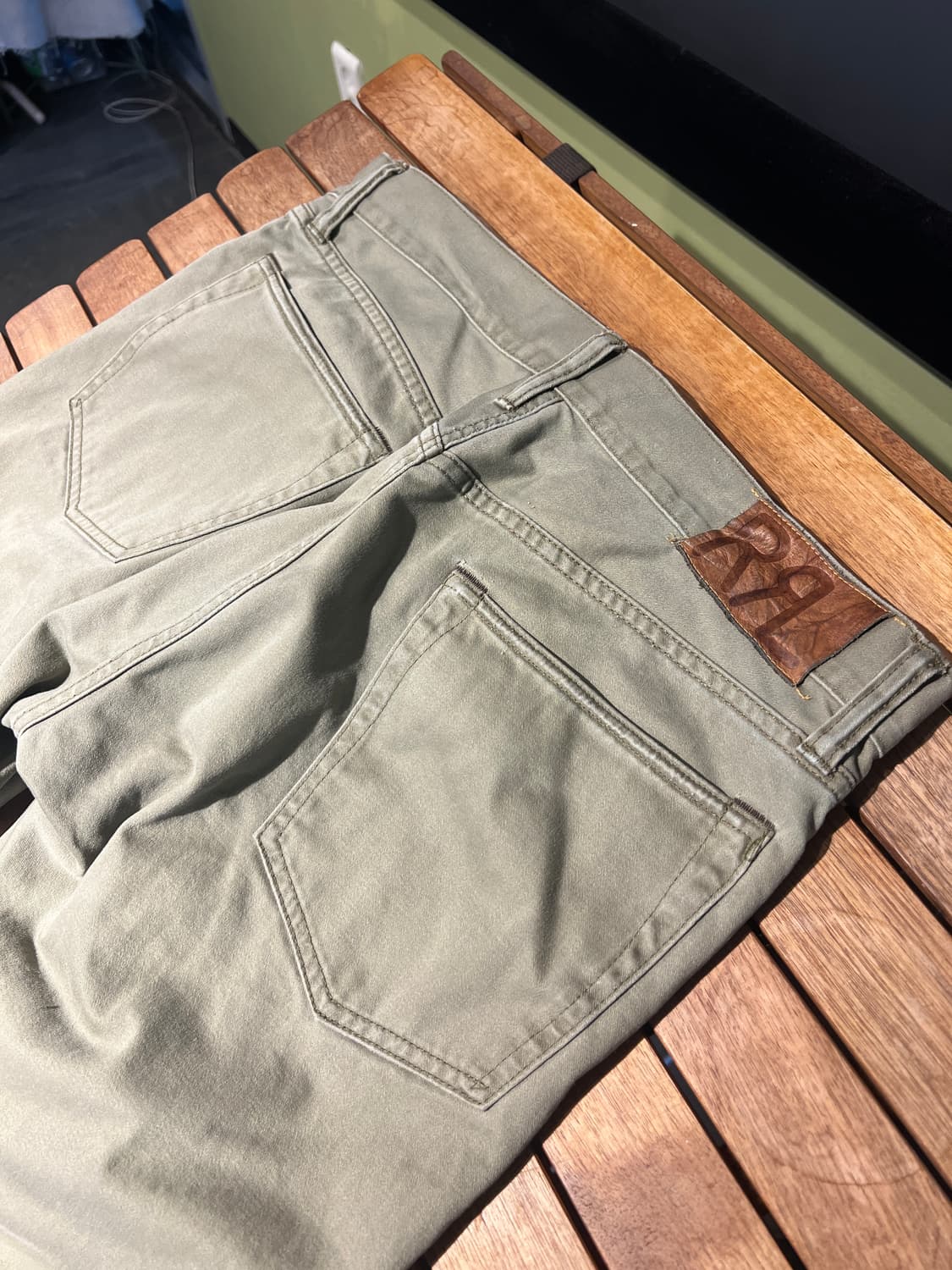 RRL 슬림핏 워싱 카키 치노 상품이미지8
