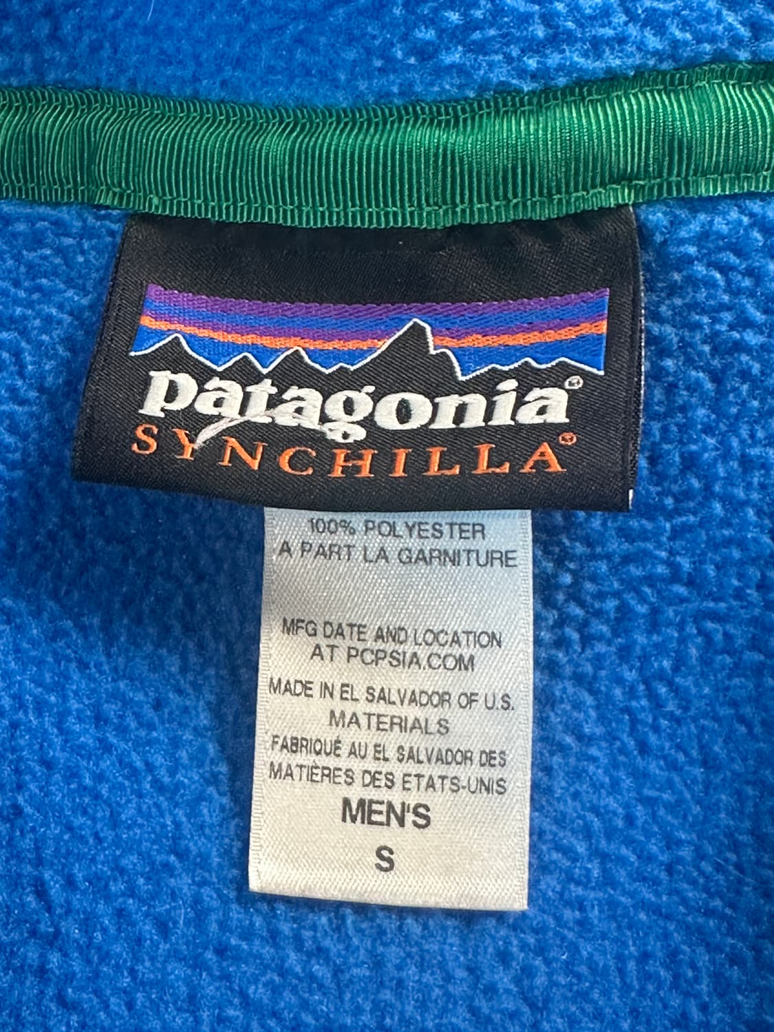 파타고니아 신칠라 블루 S 상품이미지9
